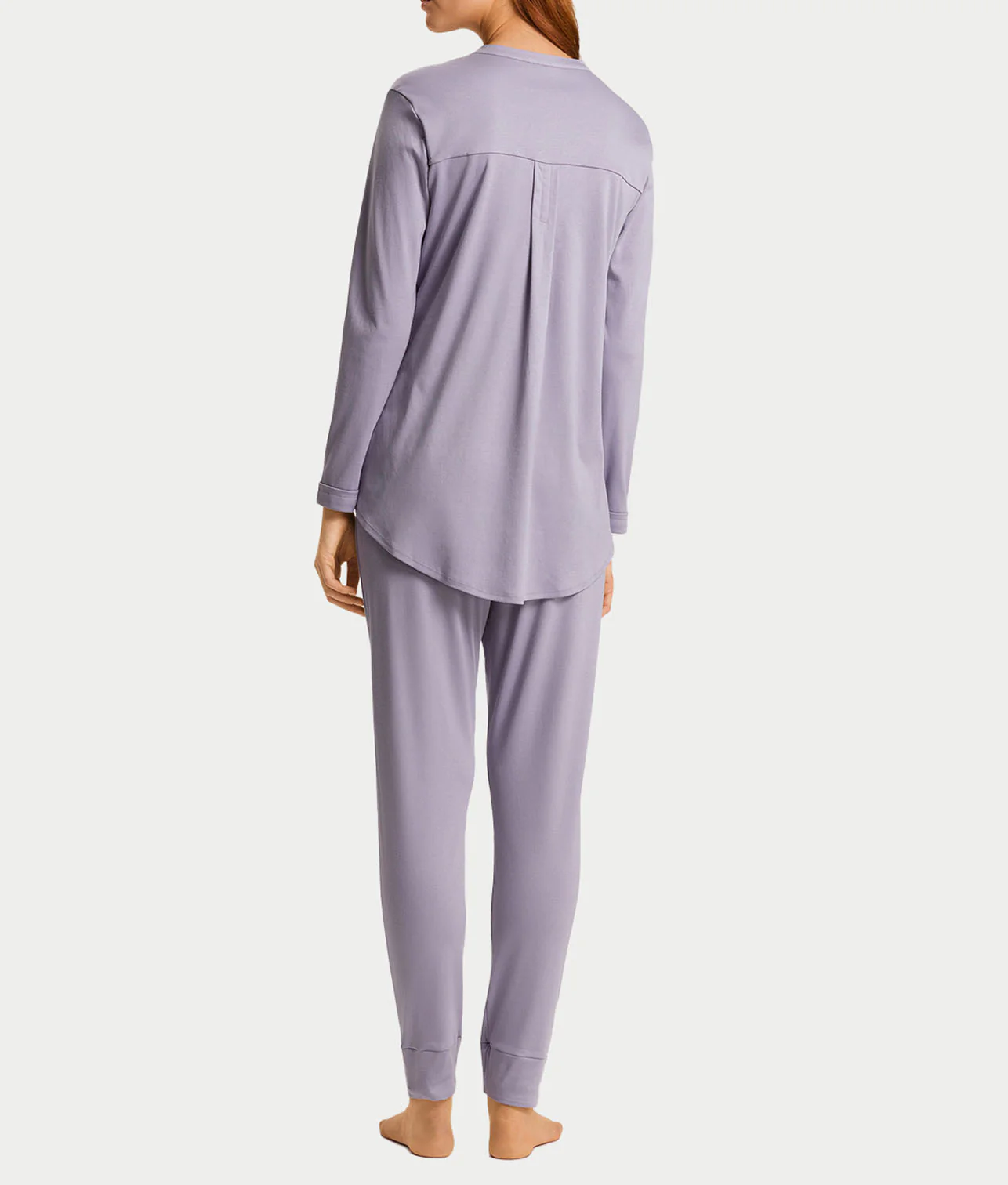 Pure Essence Button Front Soft Cotton Pajama Set - Image 5