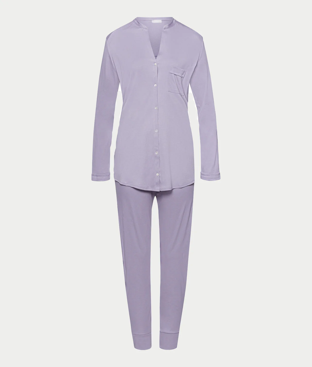 Pure Essence Button Front Soft Cotton Pajama Set - Image 7