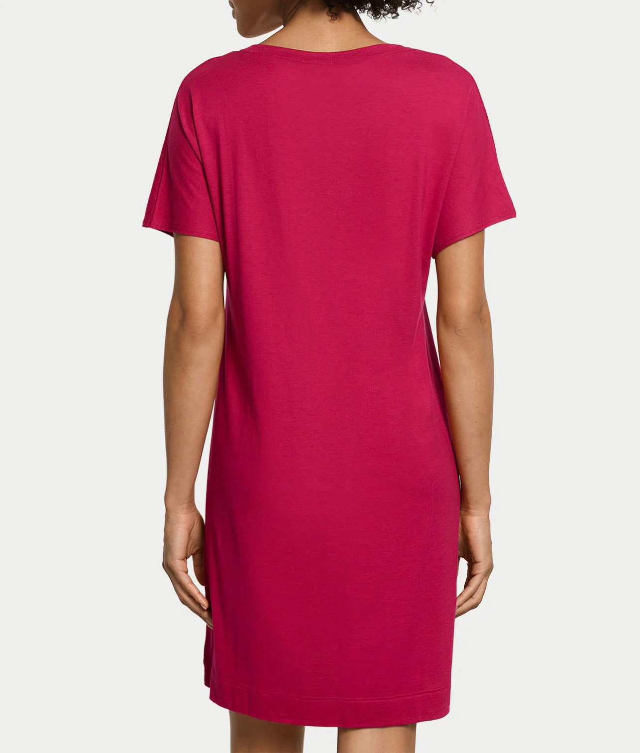 Sleep and Lounge V-Neck Cotton And TENCEL™ Nightgown - Image 11