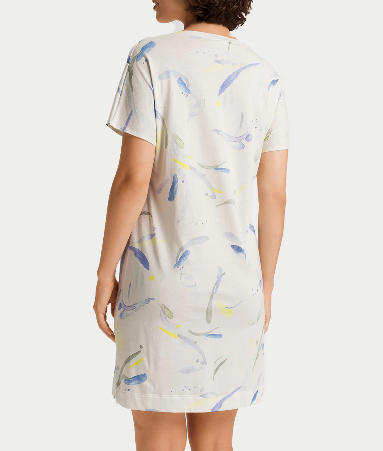 Sleep and Lounge V-Neck Cotton And TENCEL™ Nightgown - Image 6