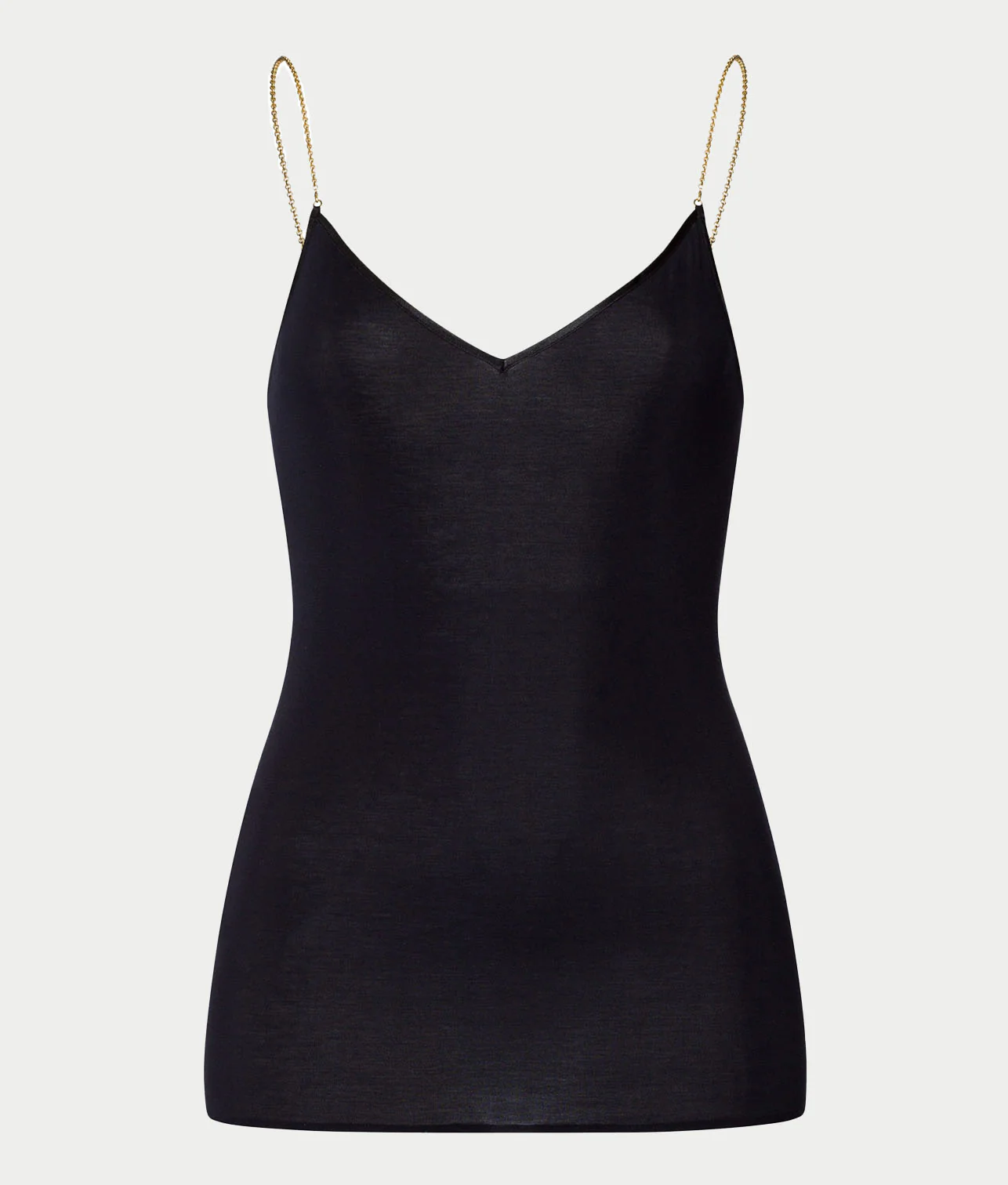 Cotton Seamless Cotton Camisole With Jewelry Strap - Image 5