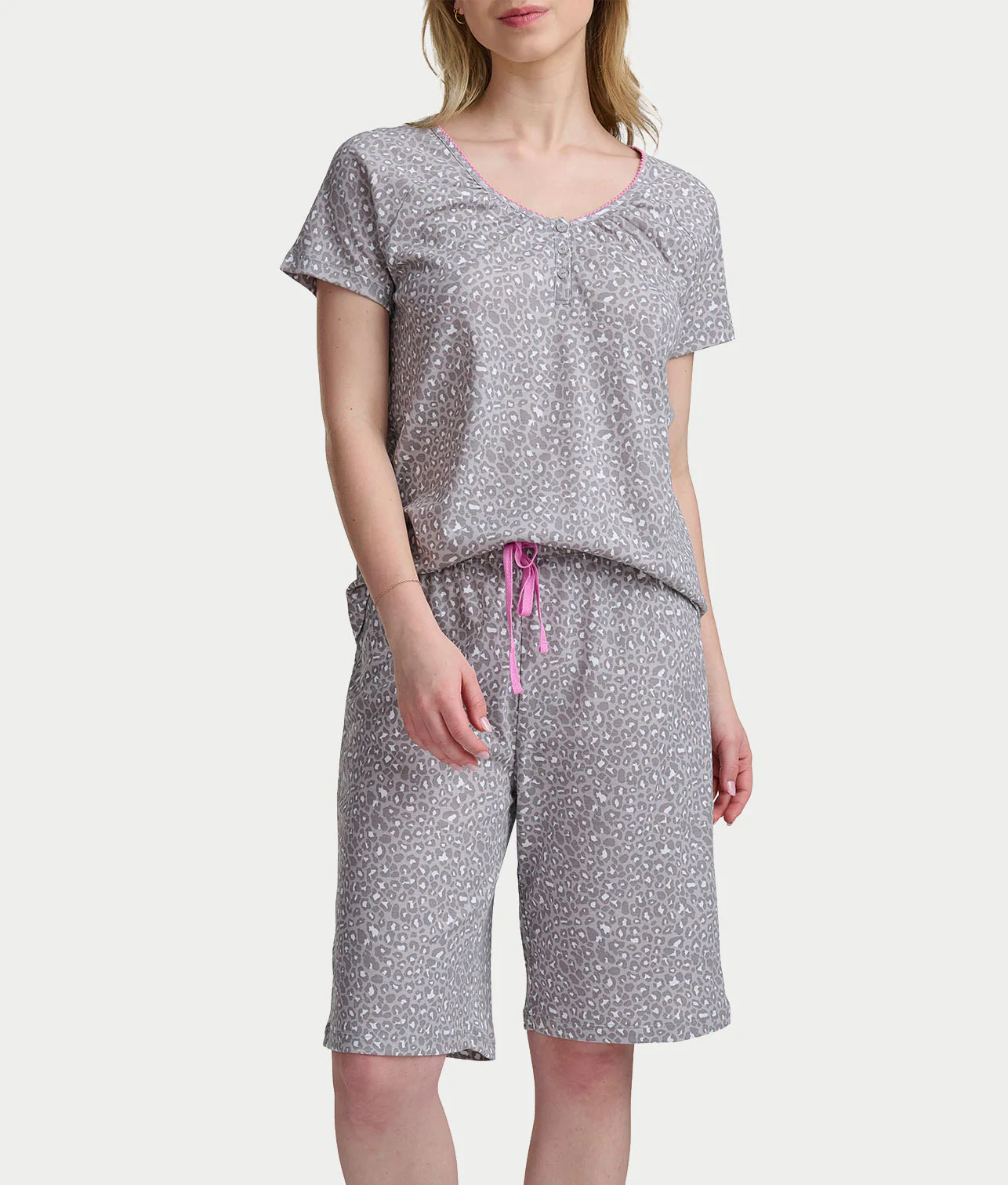 Bermuda Henley Knit Short Set - Image 11