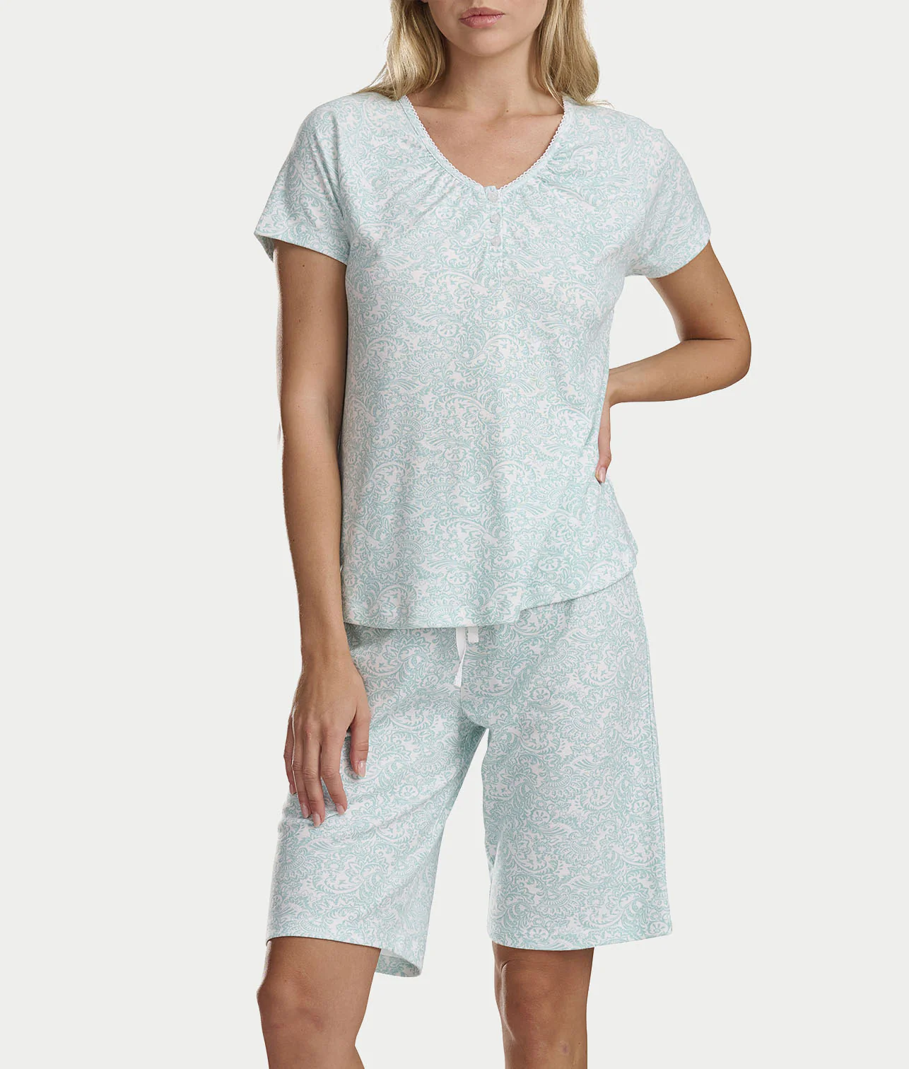 Bermuda Henley Knit Short Set - Image 16