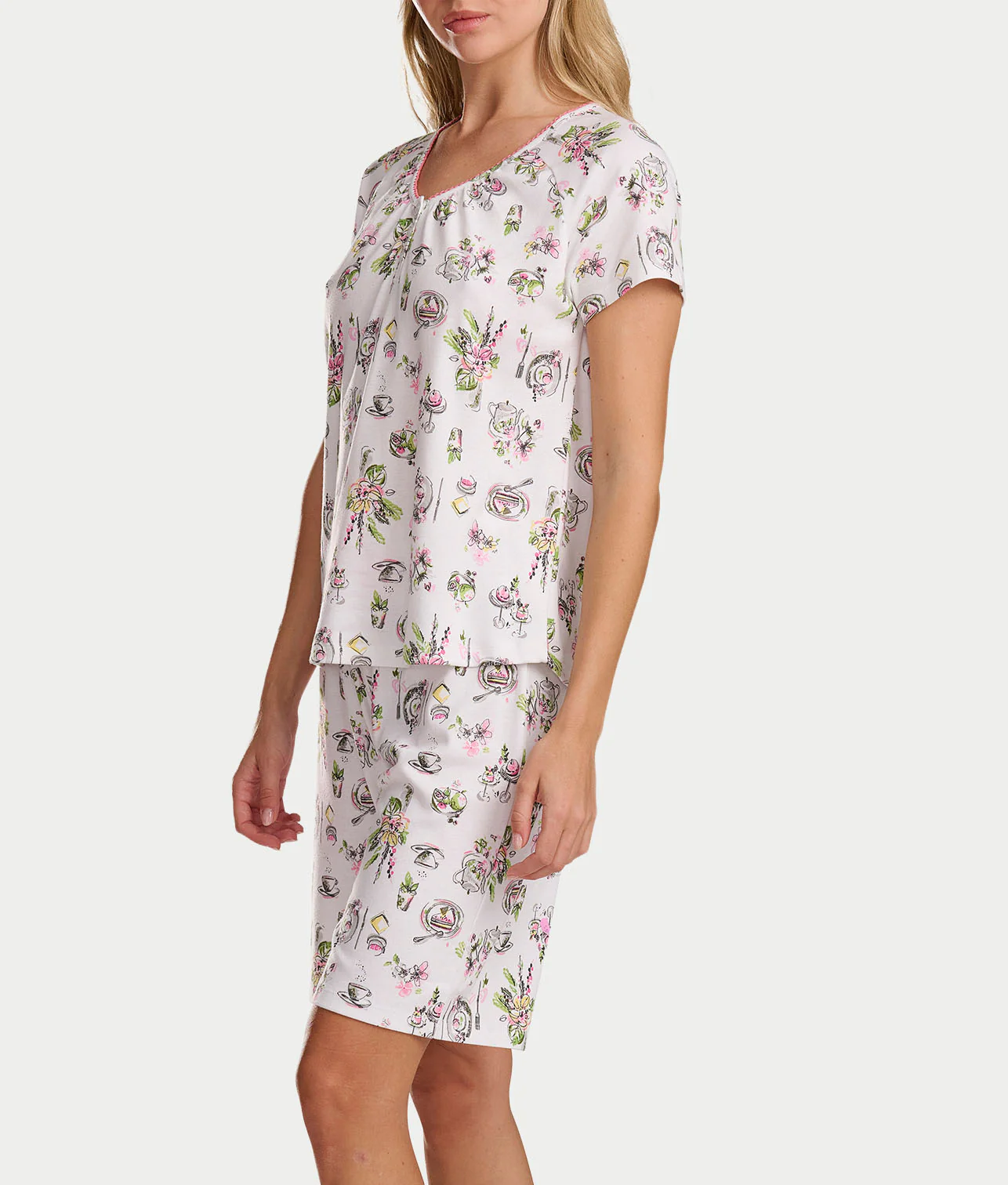 Bermuda Henley Knit Short Set - Image 23