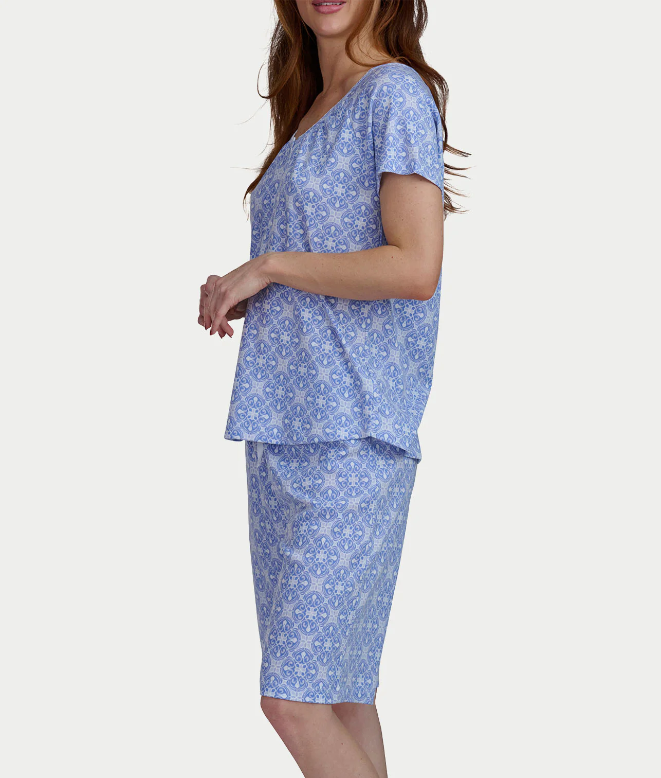 Bermuda Henley Knit Short Set - Image 3