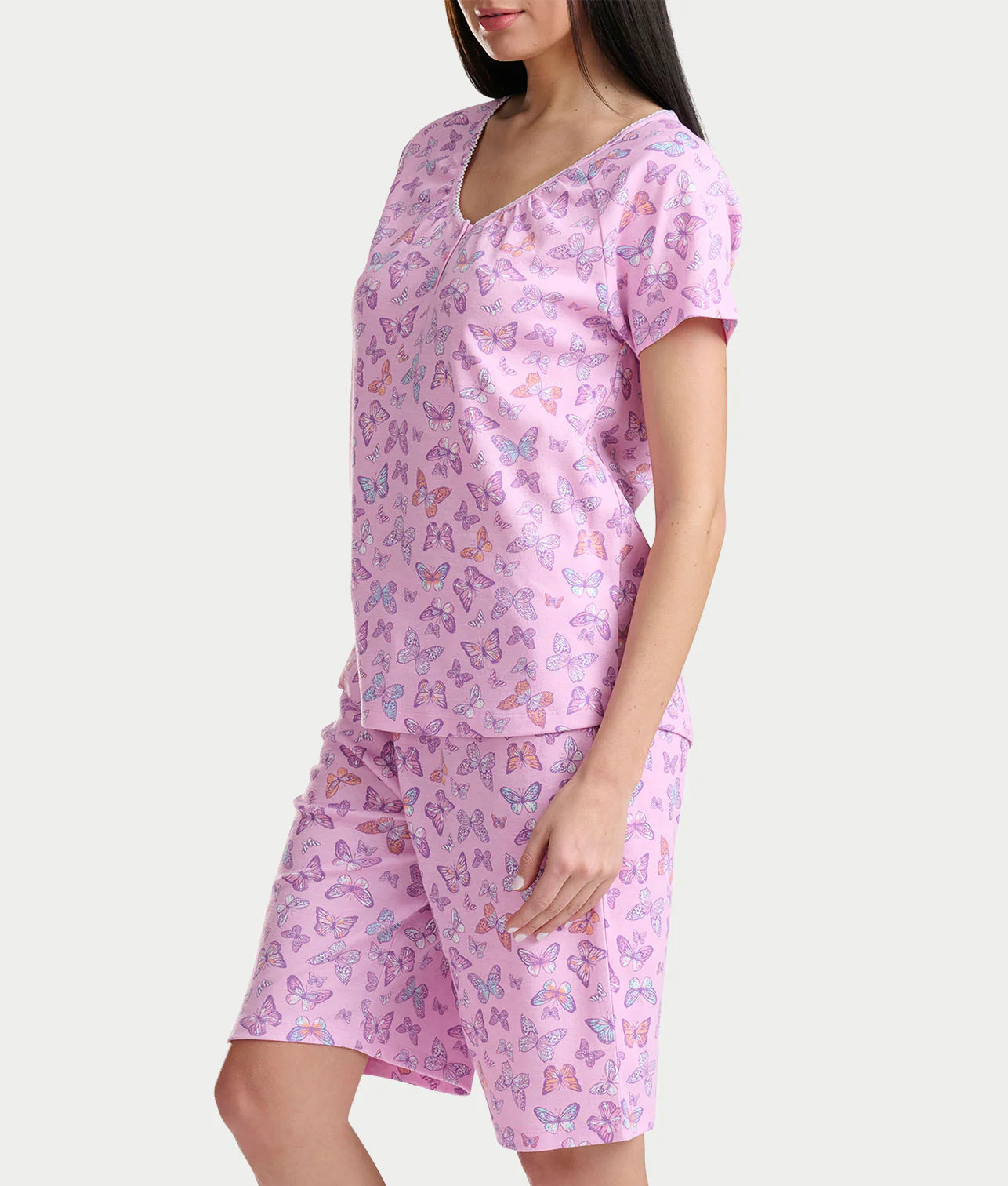 Bermuda Henley Knit Short Set - Image 9