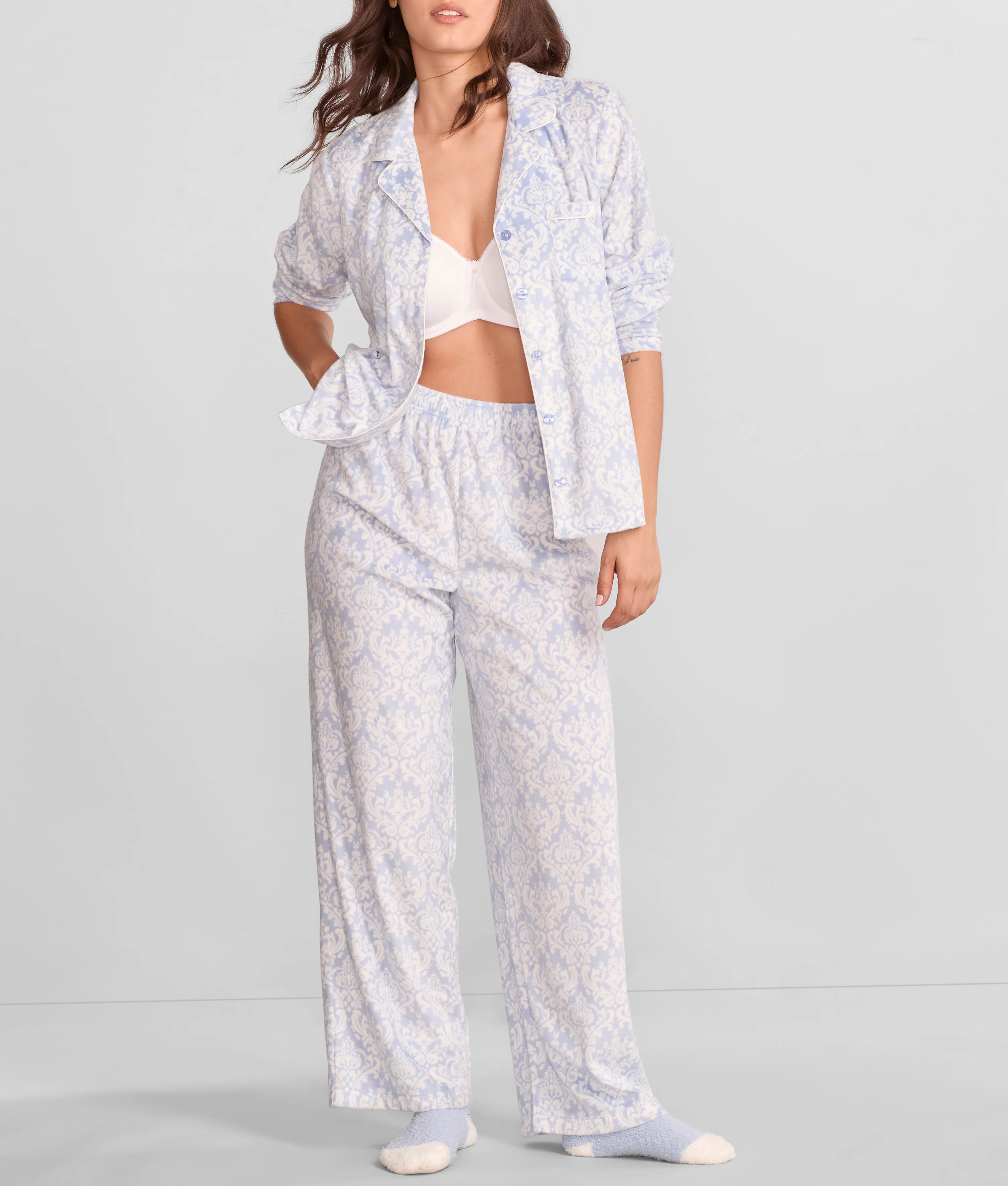 Girlfriend Fleece Pajama Set - Image 18
