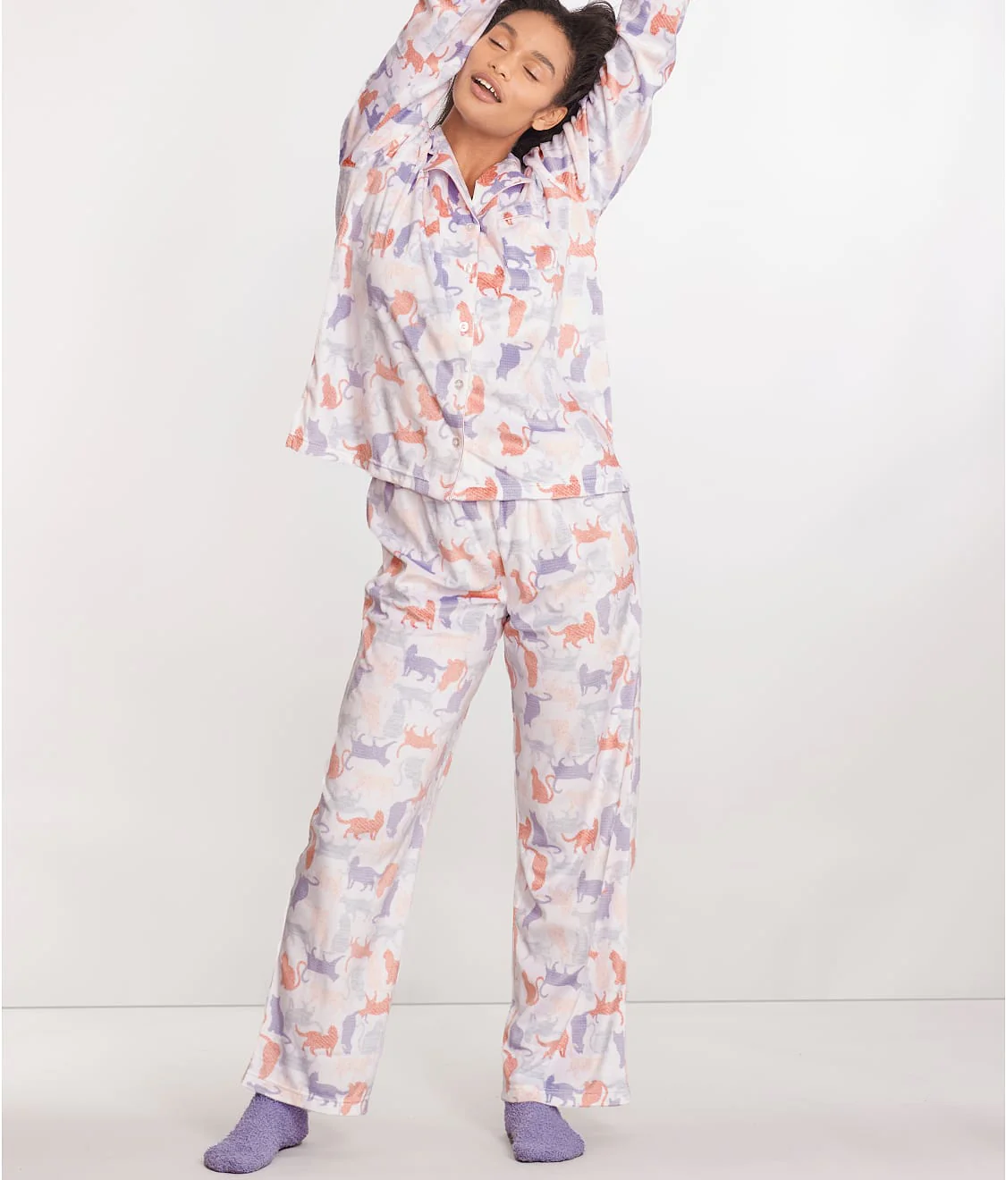 Girlfriend Fleece Pajama Set - Image 5