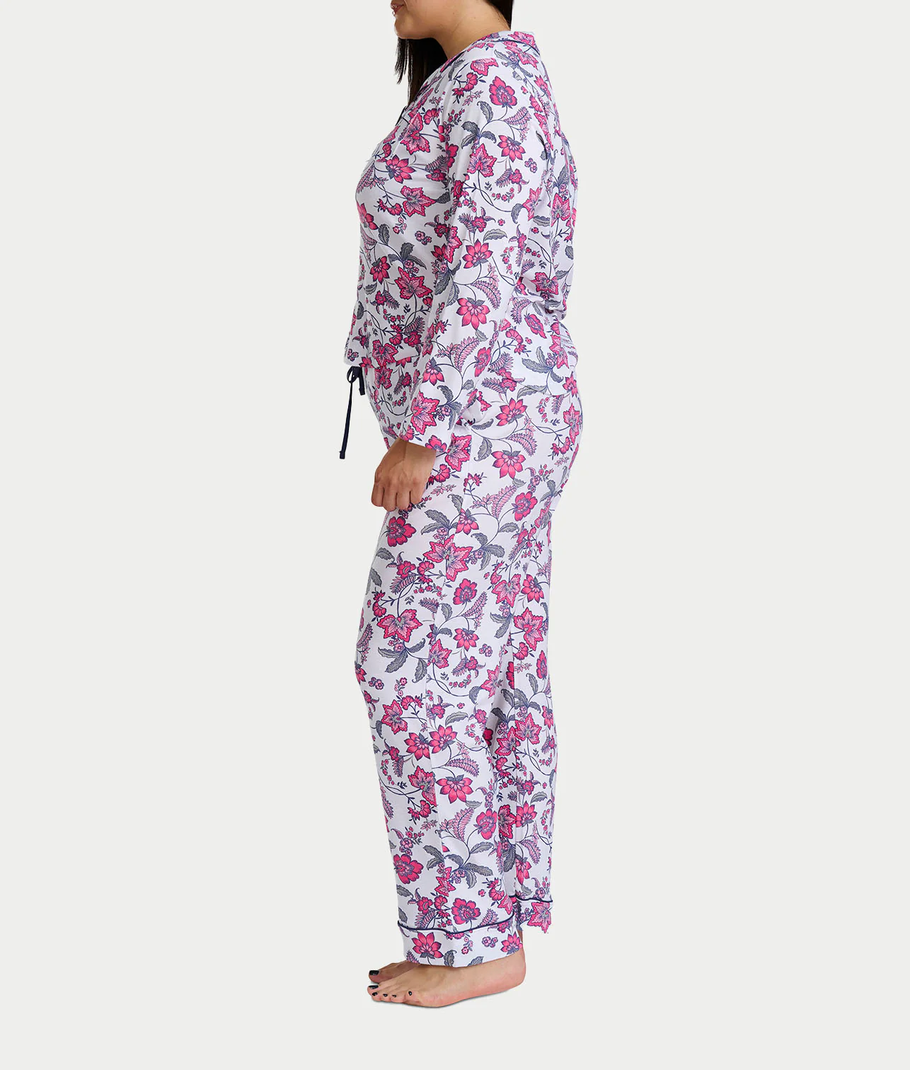 Jolly & Bright Long Sleeve Notch Pajama Set - Image 15