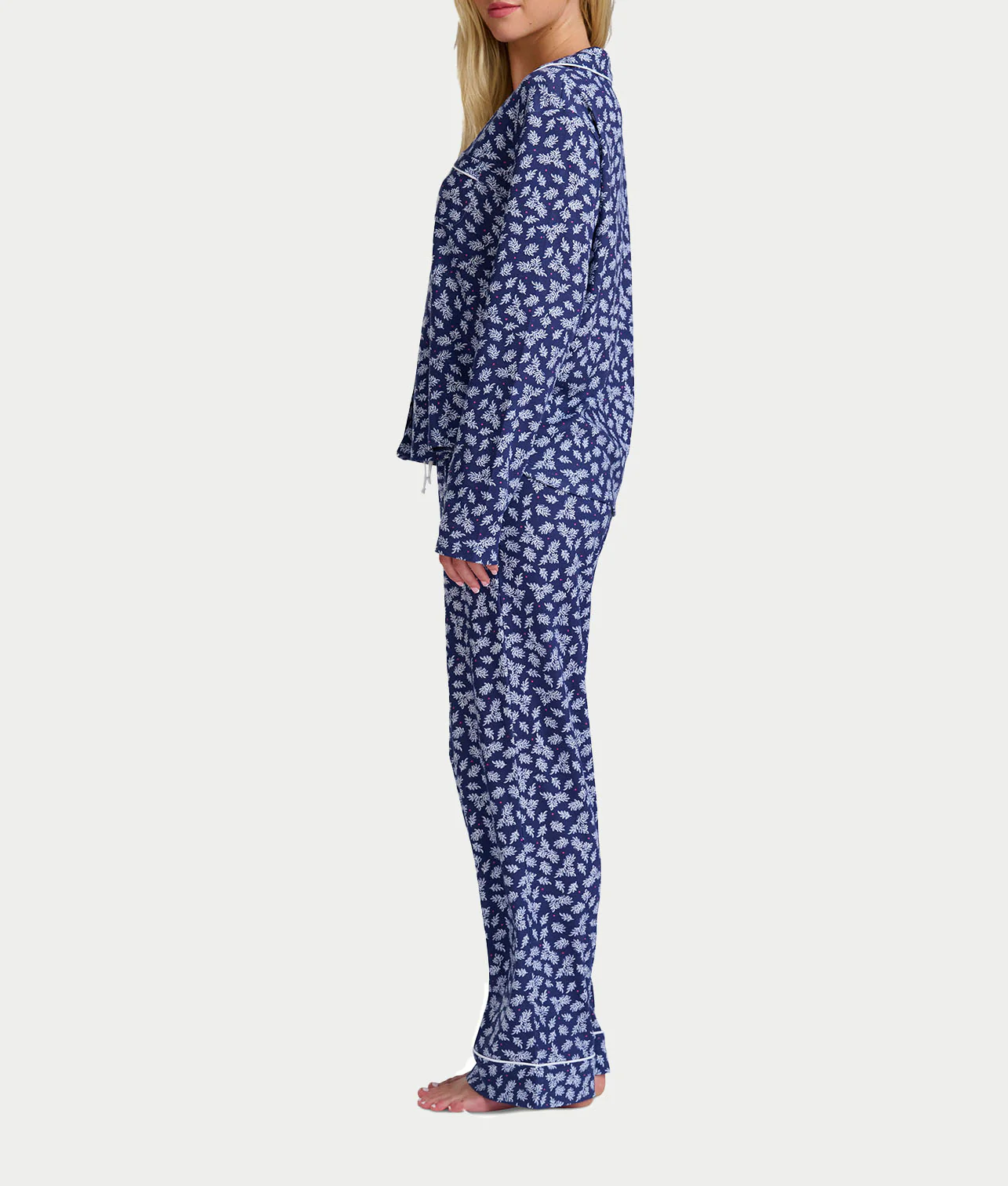 Jolly & Bright Long Sleeve Notch Pajama Set - Image 5