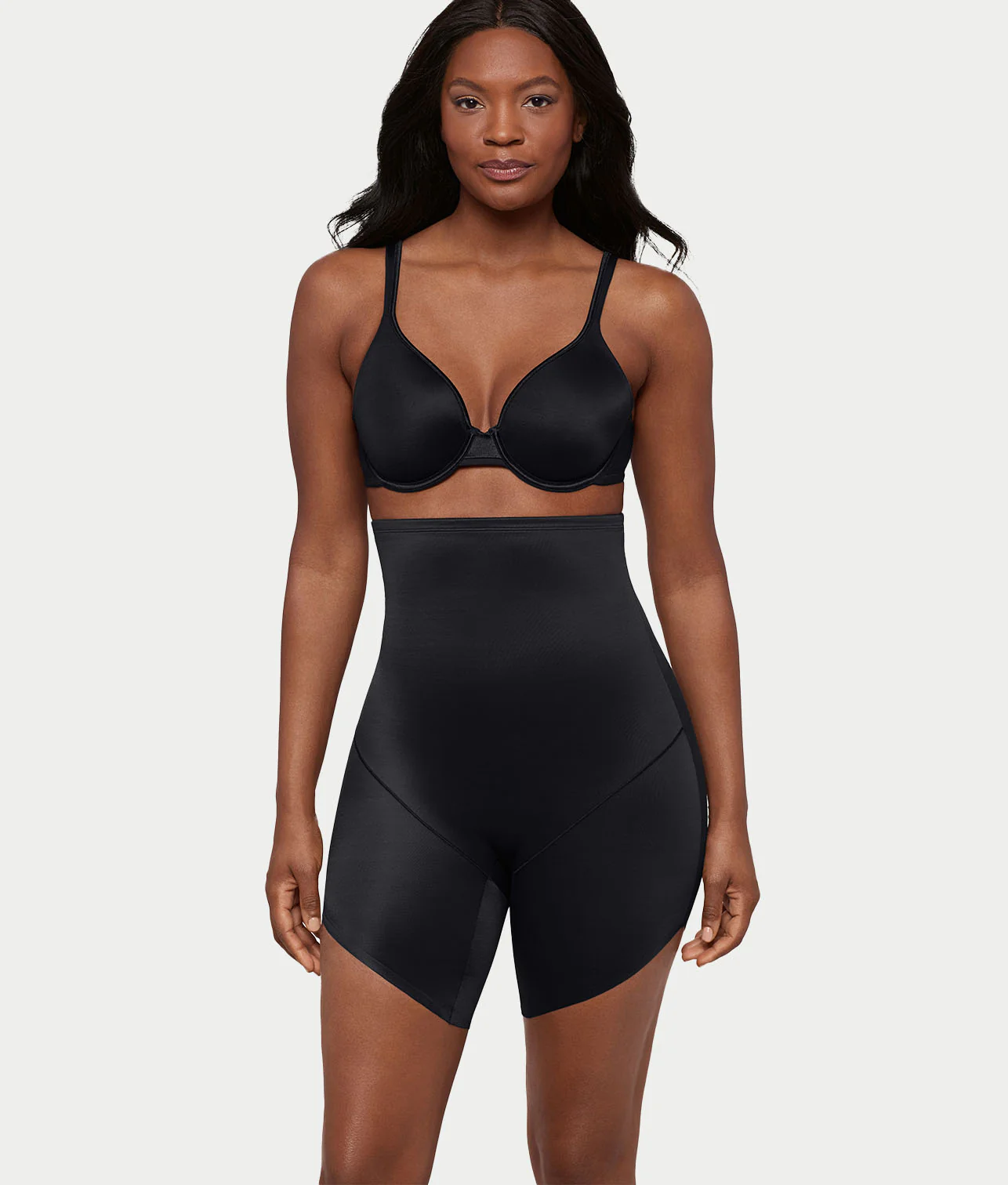 Showstopper Slanted Hem High-Waist Thigh Slimmer