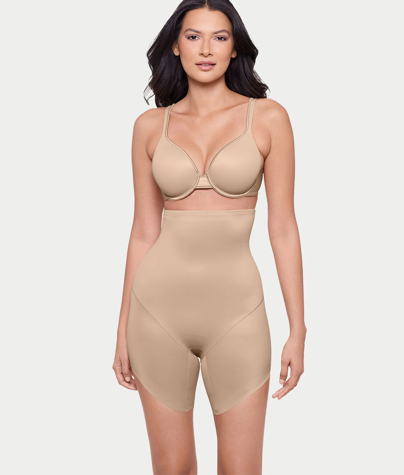 Showstopper Slanted Hem High-Waist Thigh Slimmer - Image 4