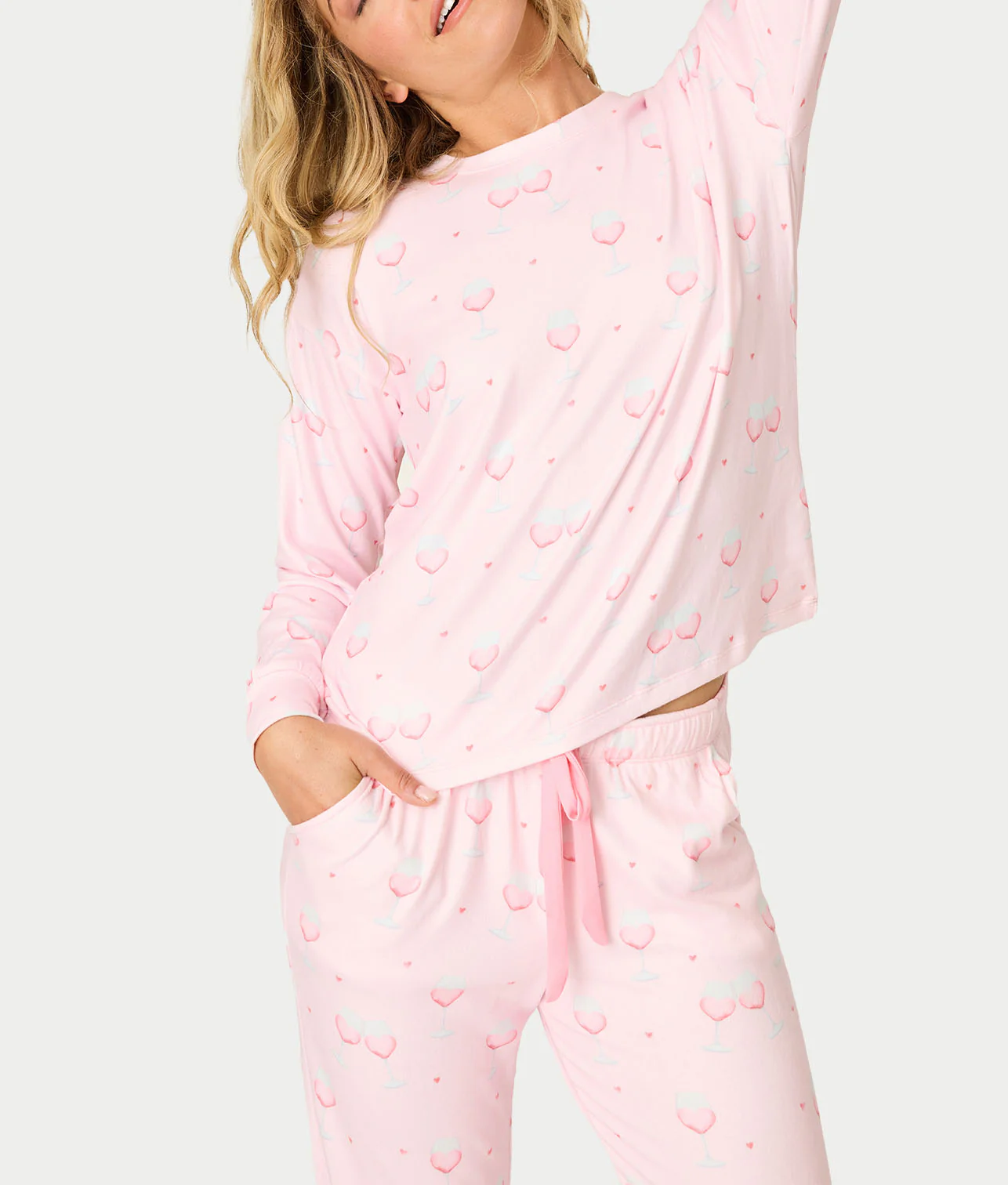 Happy Hour Knit Pajama Set - Image 4
