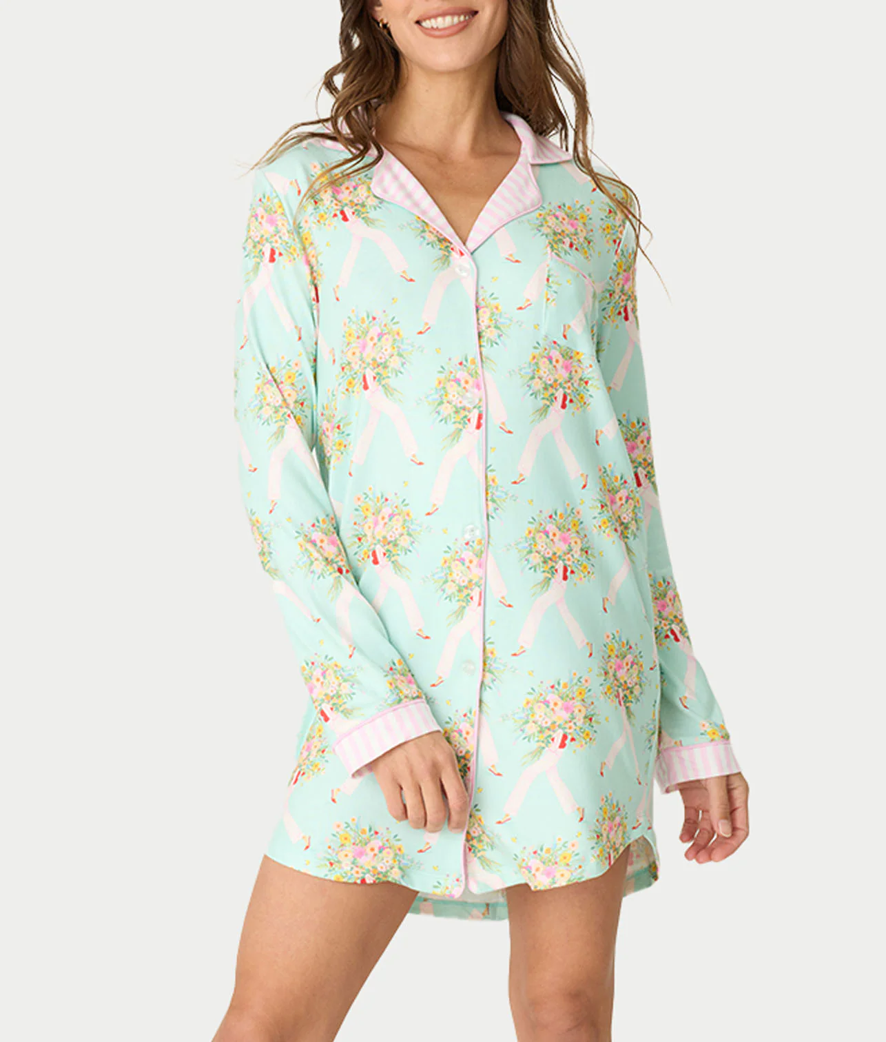 Adrian Valencia Knit Sleep Shirt - Image 2
