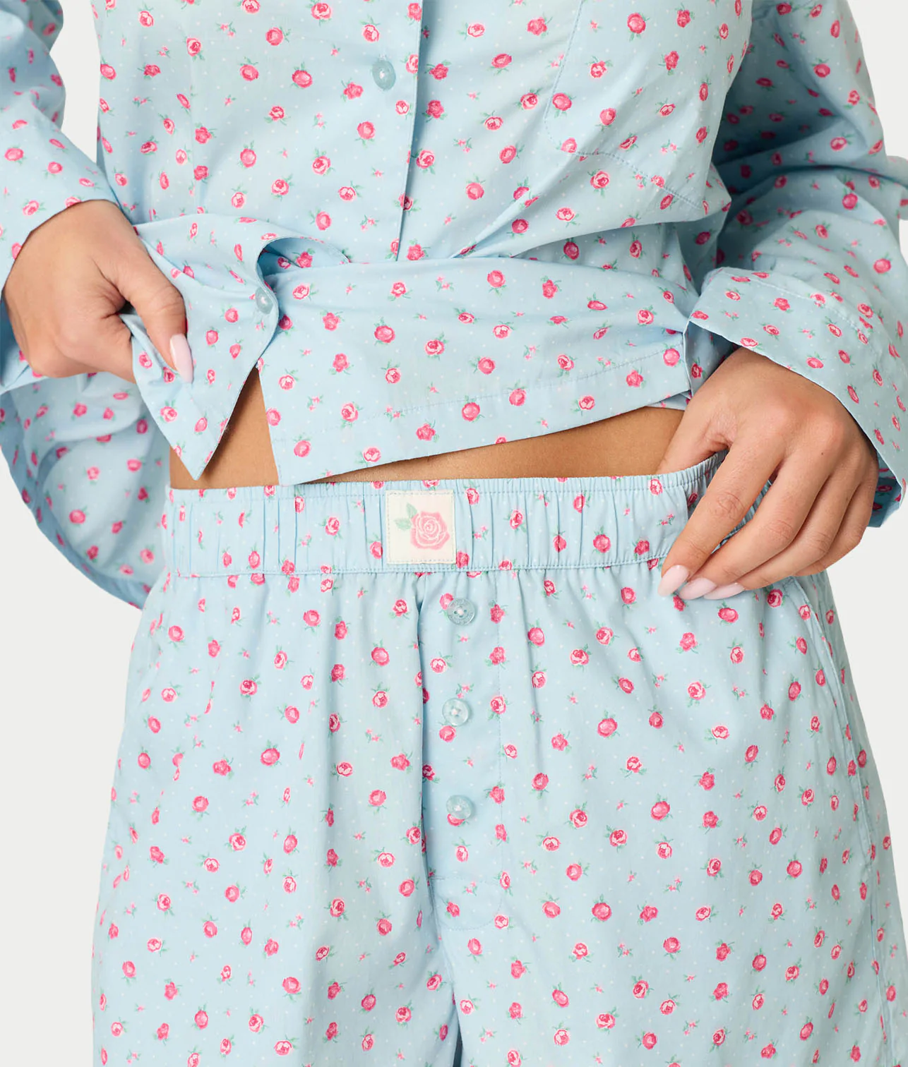 Afterparty Poplin Woven Pajama Set - Image 11