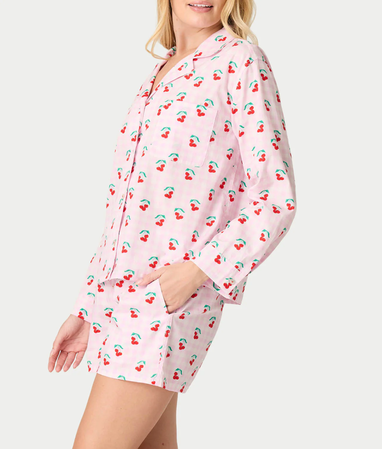 Afterparty Poplin Woven Pajama Set - Image 23