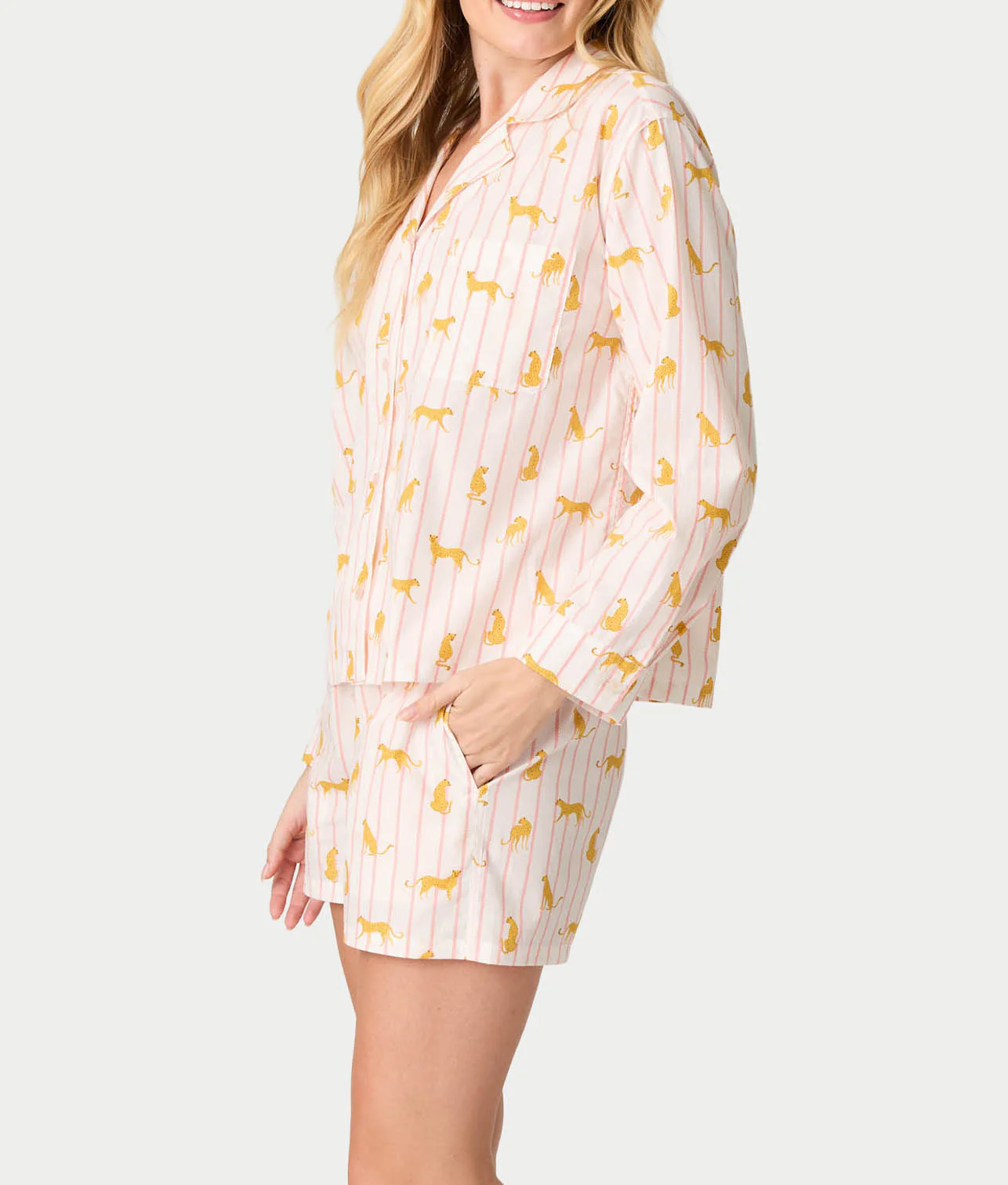Afterparty Poplin Woven Pajama Set - Image 3