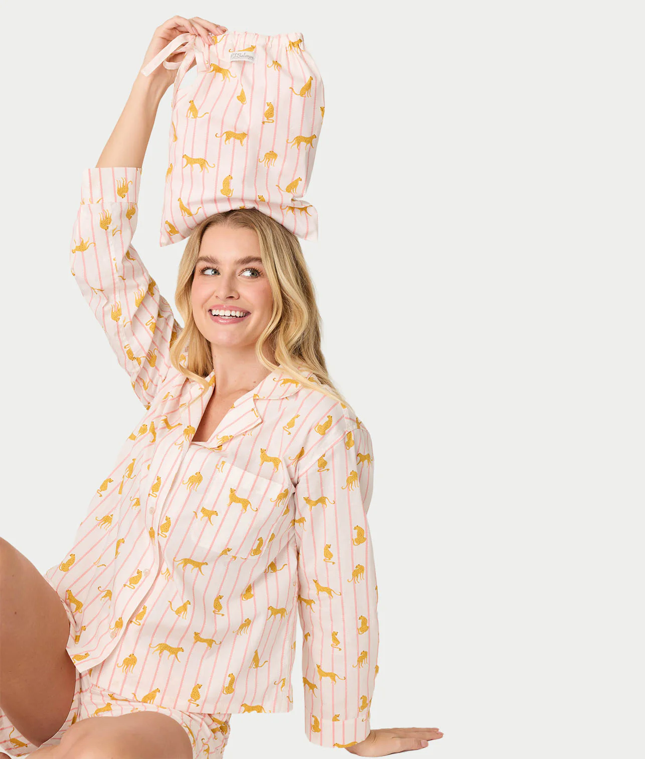 Afterparty Poplin Woven Pajama Set - Image 4