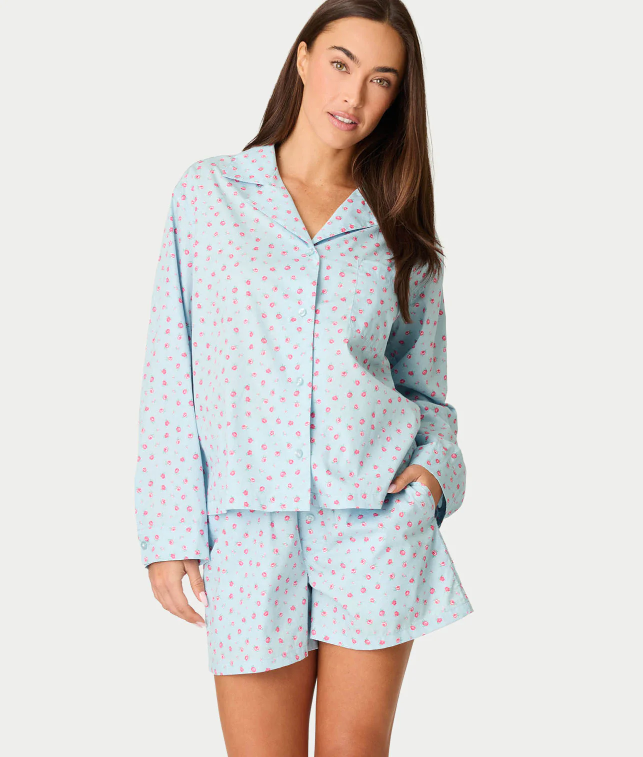 Afterparty Poplin Woven Pajama Set - Image 8