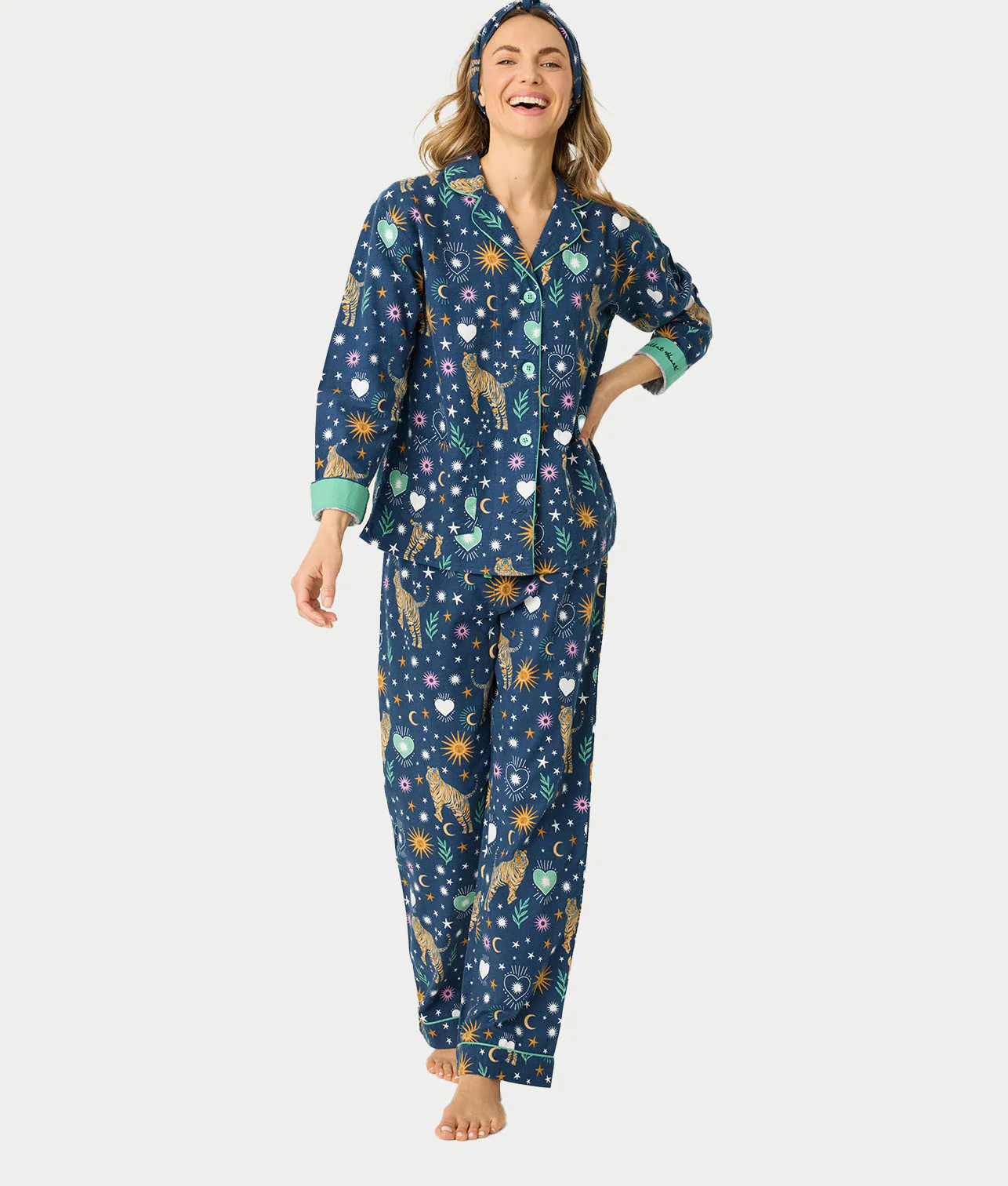 Flannel 3-Piece Pajama Set - Image 10