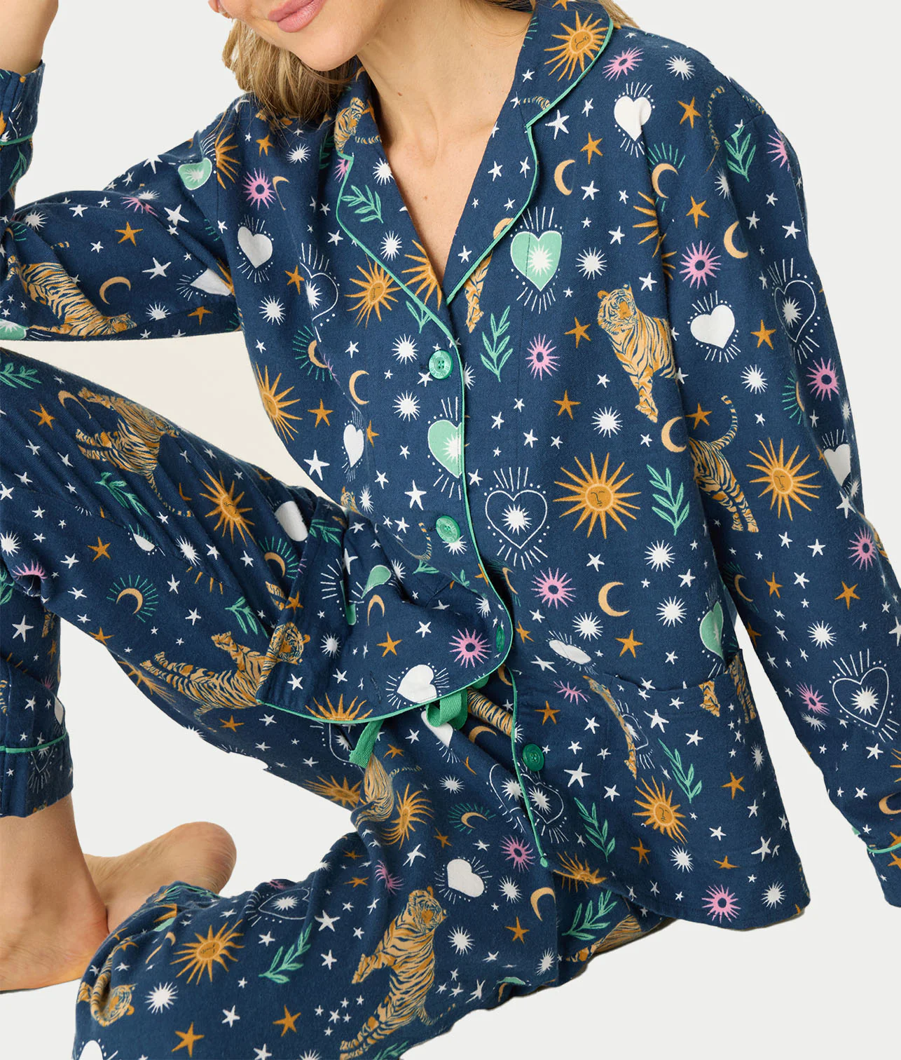 Flannel 3-Piece Pajama Set - Image 13