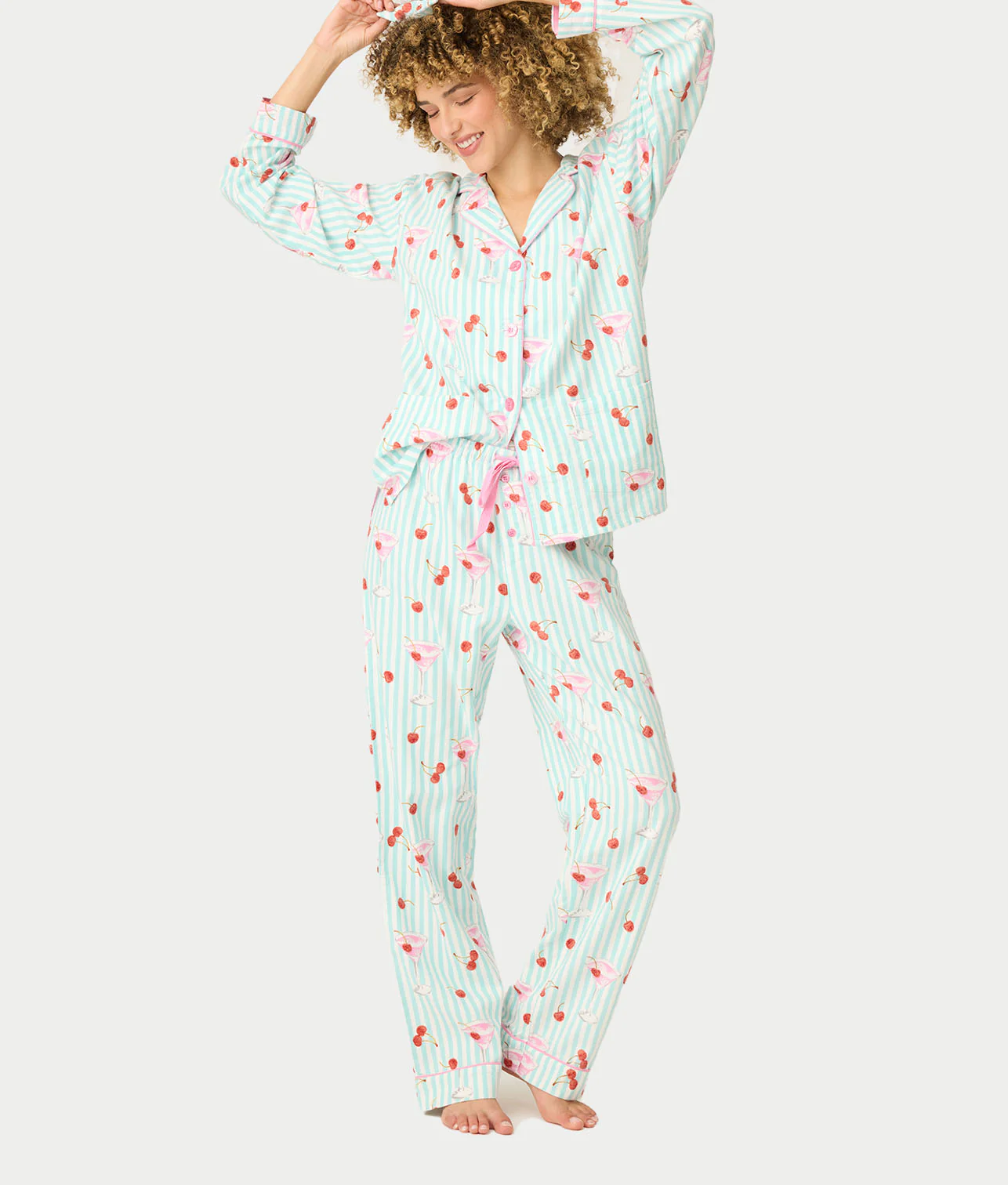 Flannel 3-Piece Pajama Set - Image 16