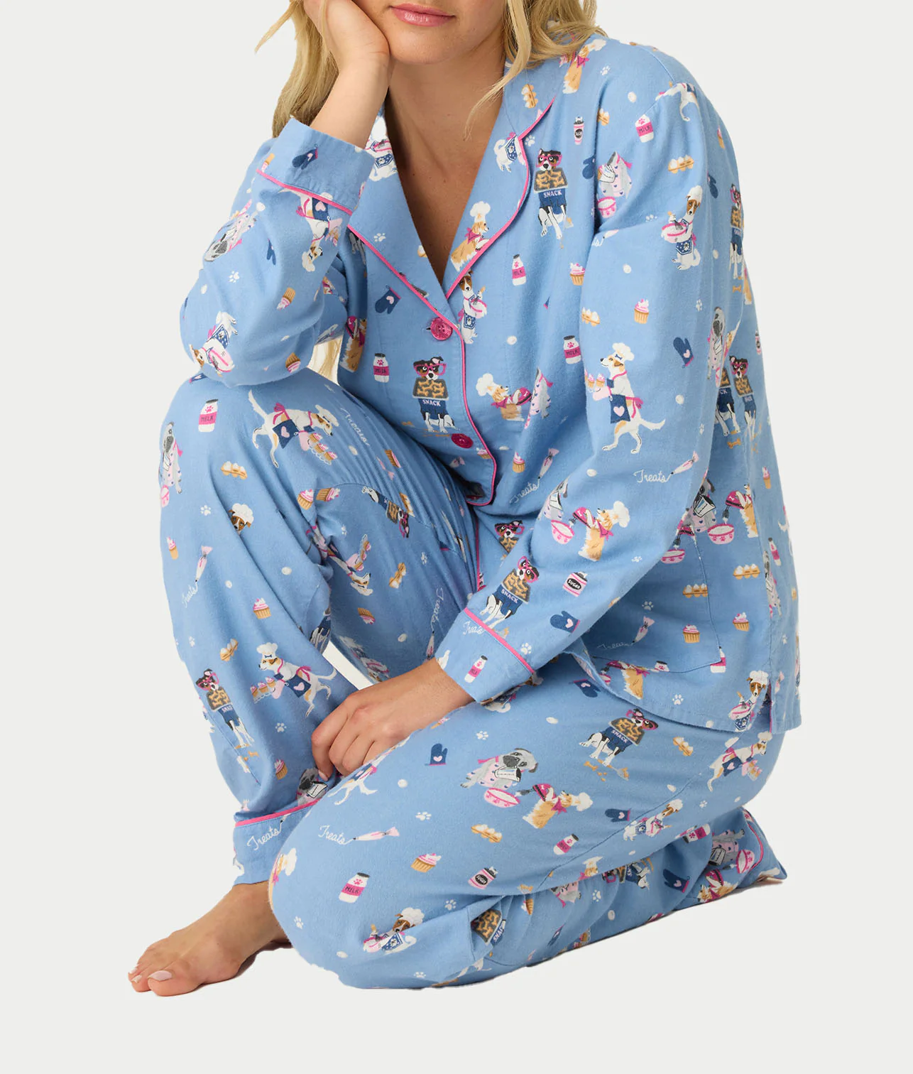 Flannel 3-Piece Pajama Set - Image 26