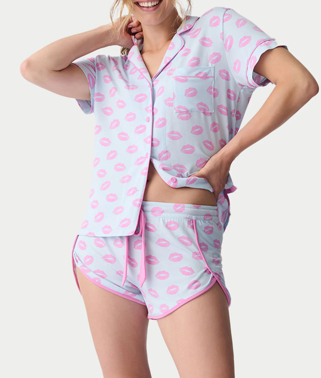 Lovely Dreams Shorts Modal Pajama Set - Image 4