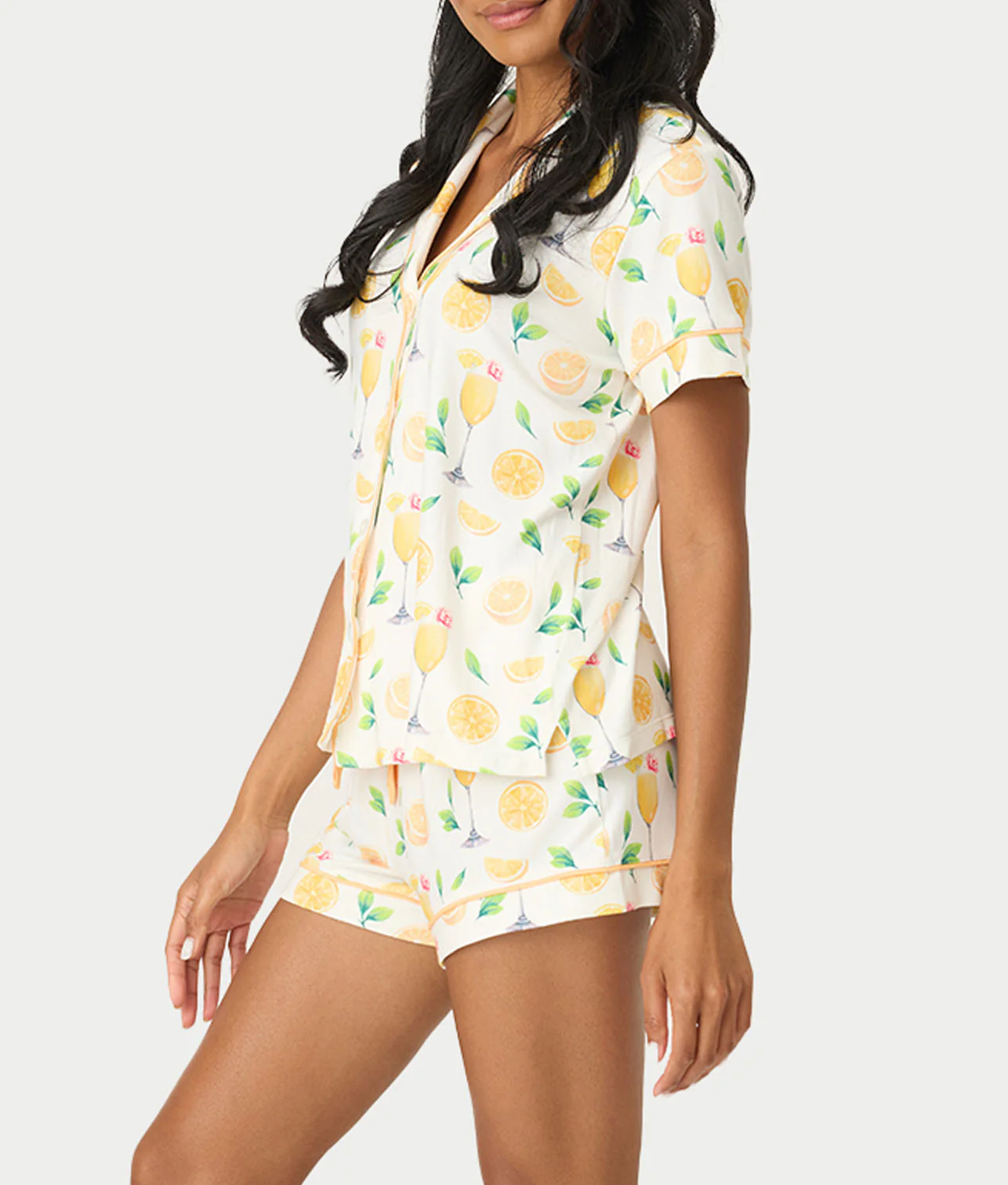 Mimosa Me Drink 3-Piece Knit Pajama Set - Image 3
