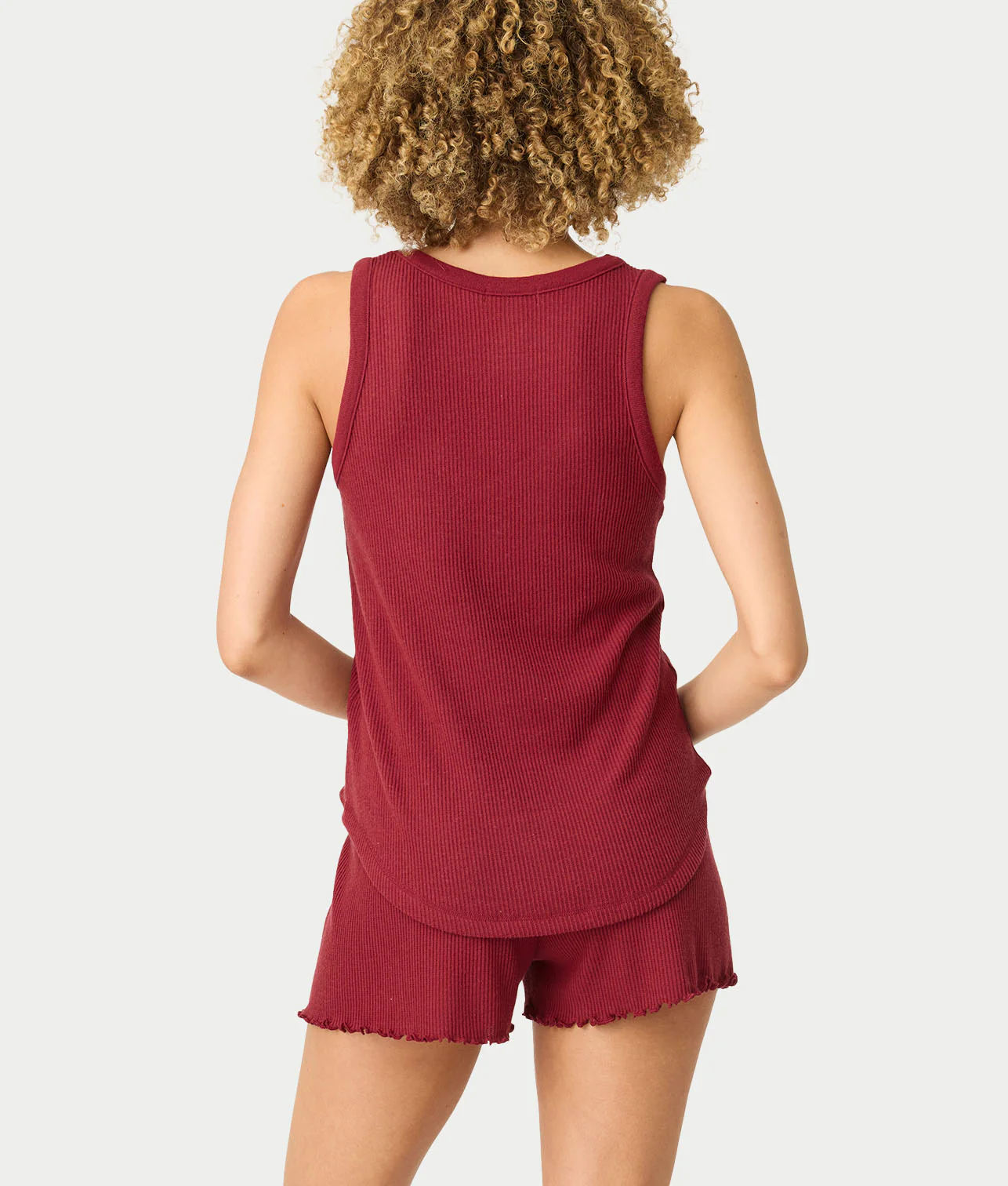 Textured Essentials Knit Shorts Set - Image 2