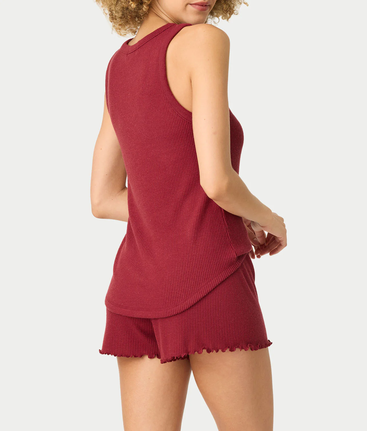 Textured Essentials Knit Shorts Set - Image 3