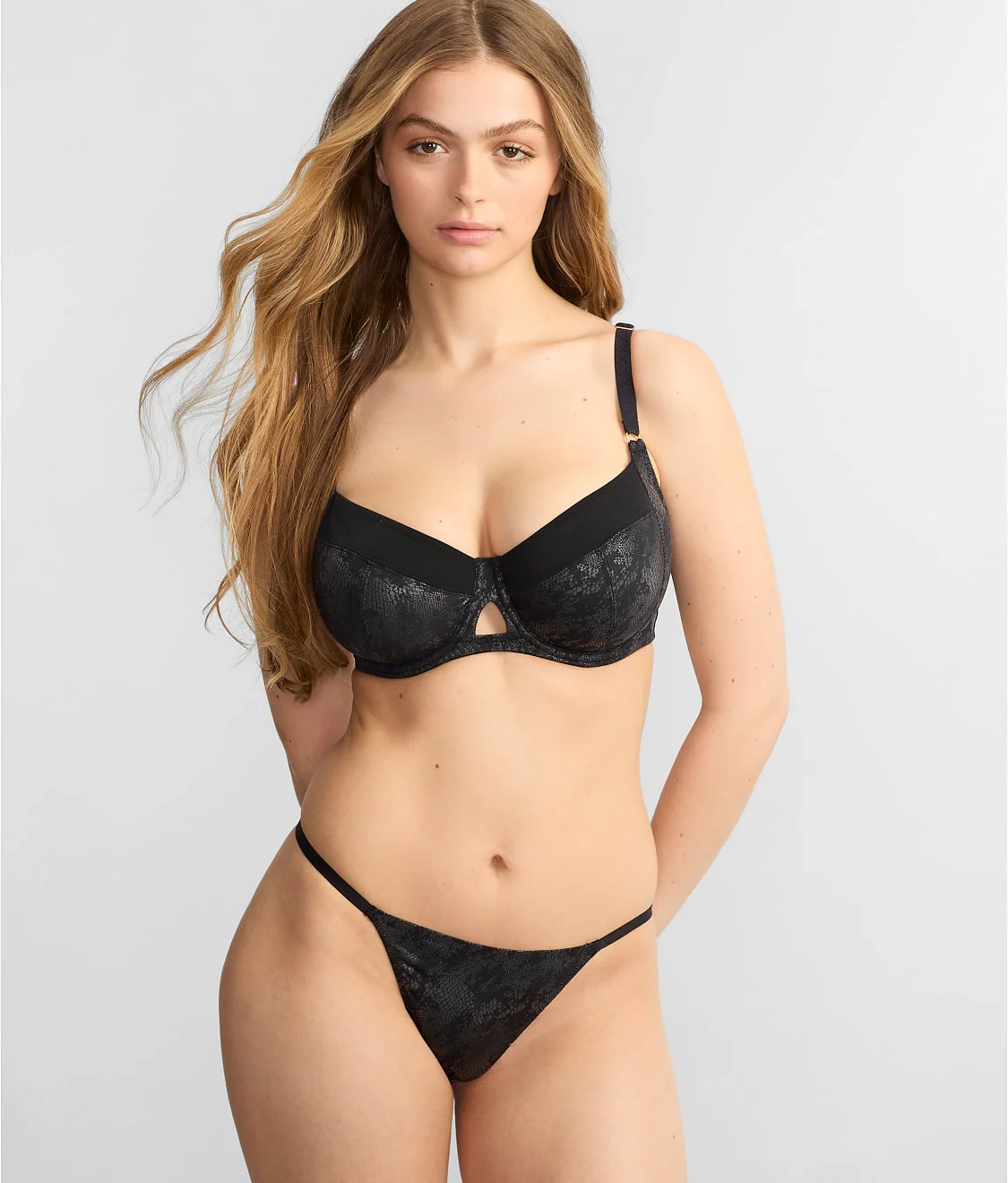 Snakeskin Side Support Bra - Image 5
