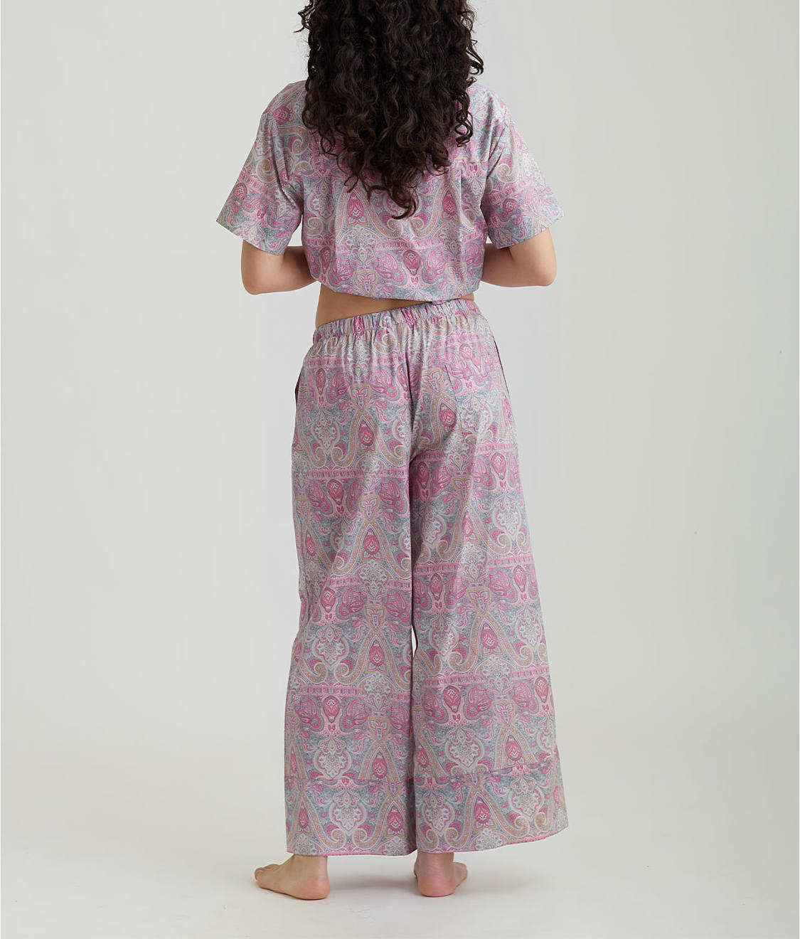 Nahla Woven Cotton Pajama Set - Image 2