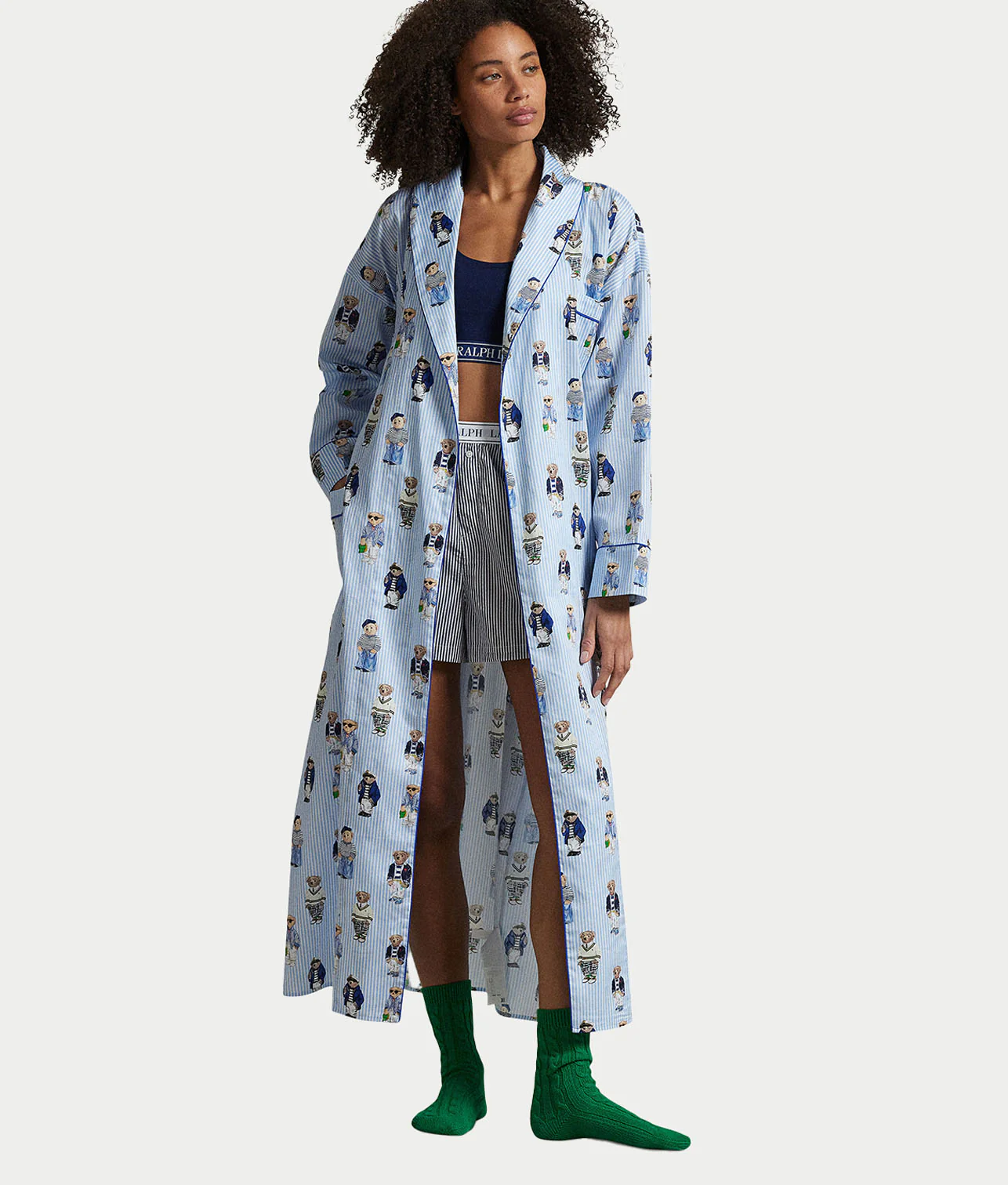 Heritage Polo Bear Woven Robe - Image 12