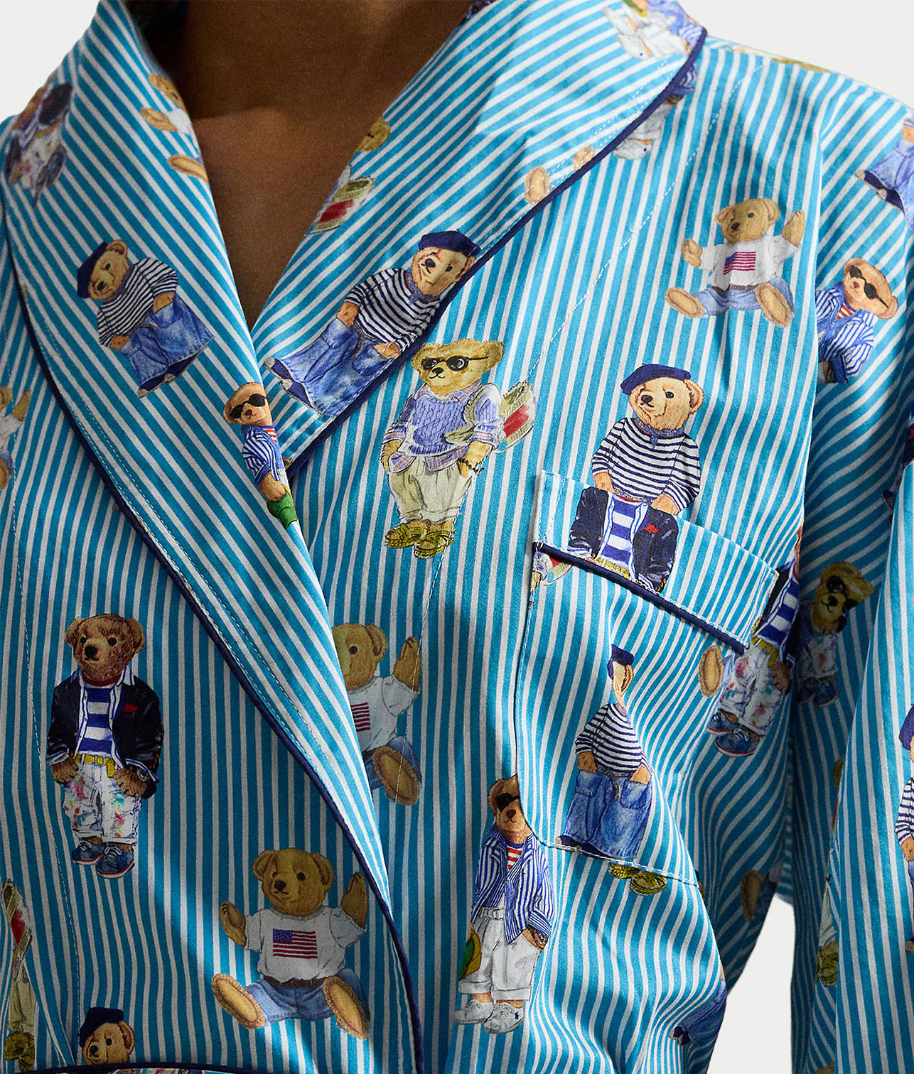 Heritage Polo Bear Woven Robe - Image 5