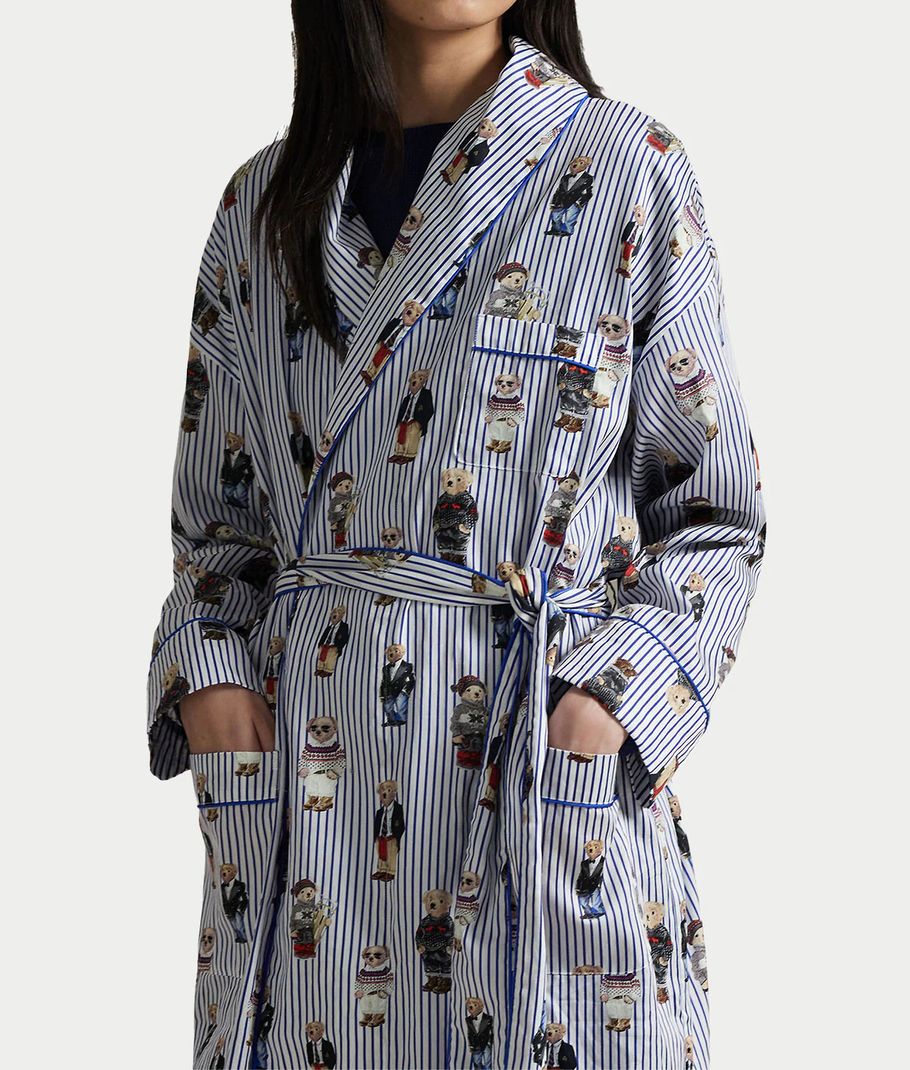 Heritage Polo Bear Woven Robe - Image 9