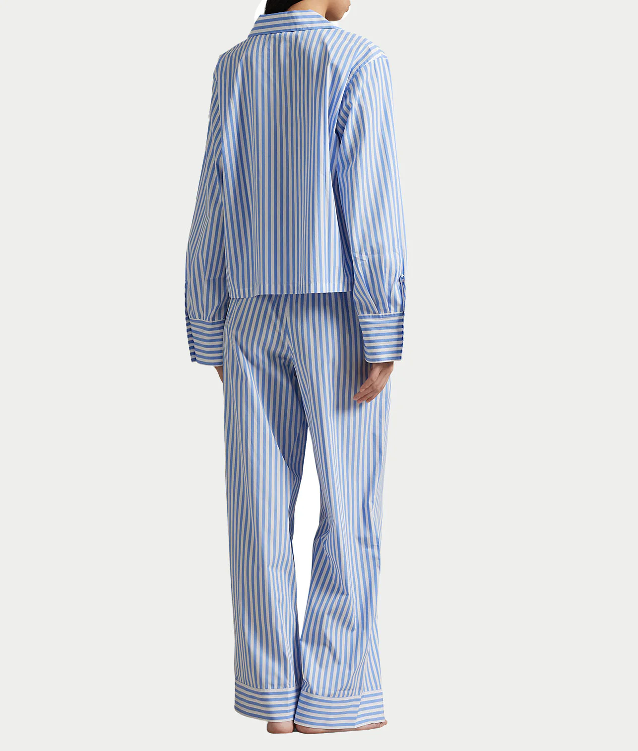 Woven Stripe Pajama Set - Image 3