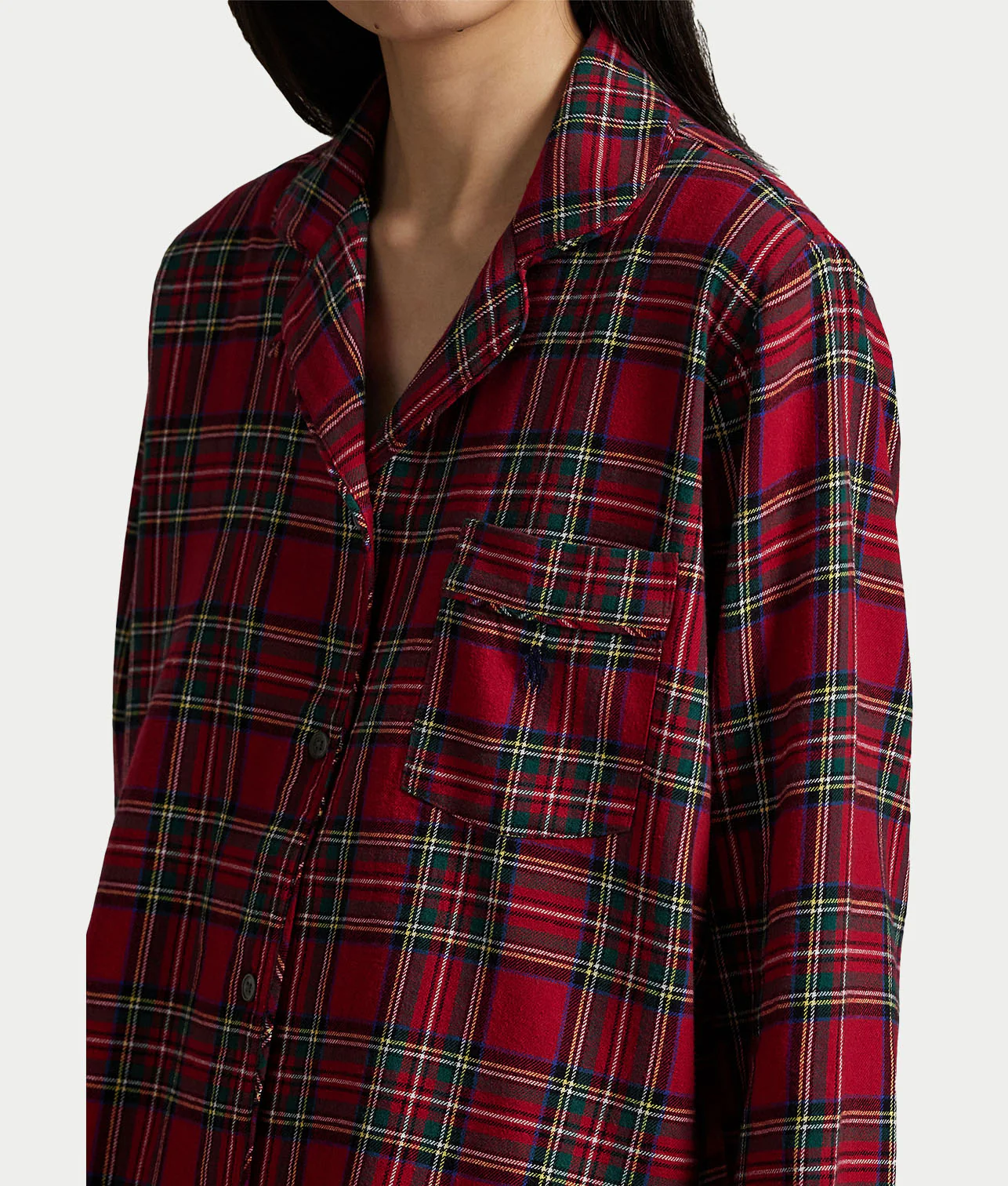Madison Plaid Flannel Pajama Set - Image 13