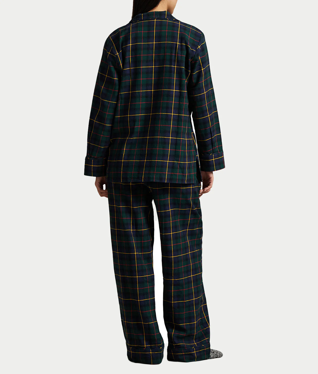 Madison Plaid Flannel Pajama Set - Image 2