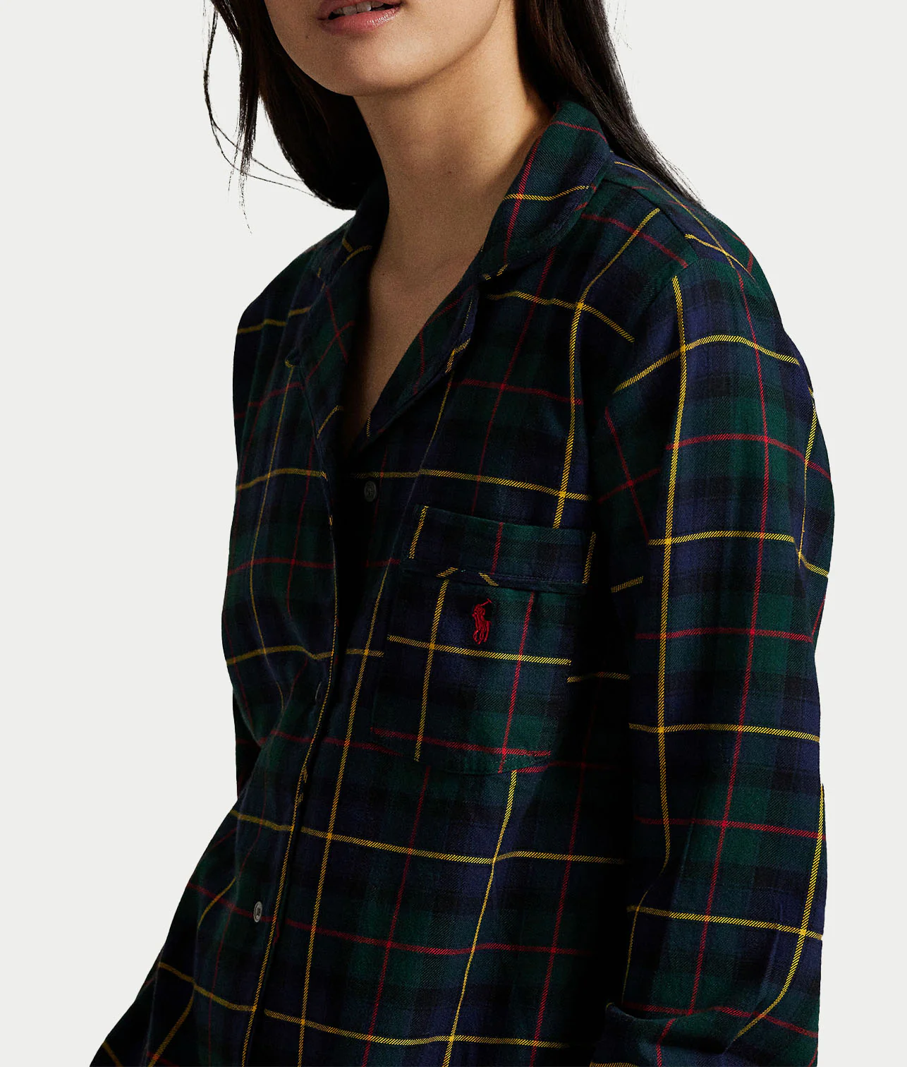 Madison Plaid Flannel Pajama Set - Image 4