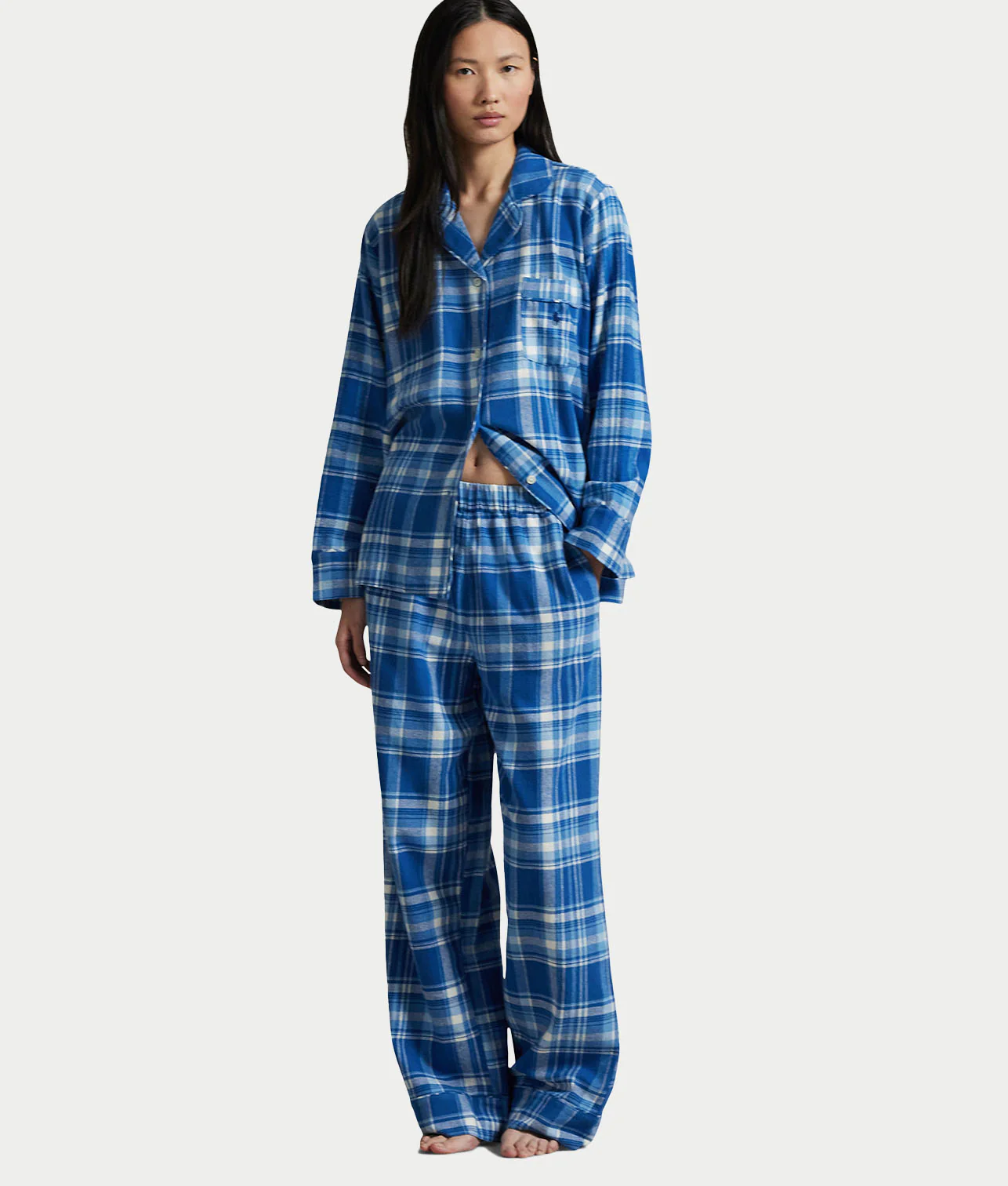Madison Plaid Flannel Pajama Set - Image 6