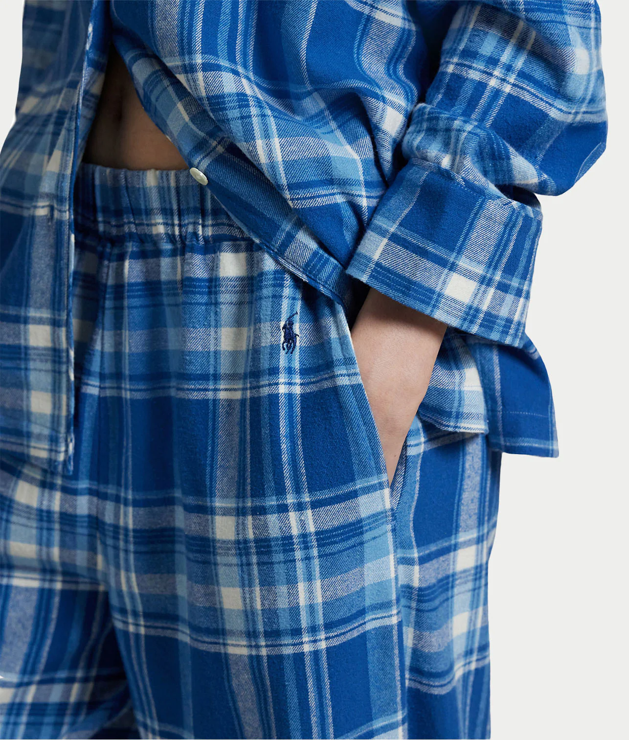 Madison Plaid Flannel Pajama Set - Image 9