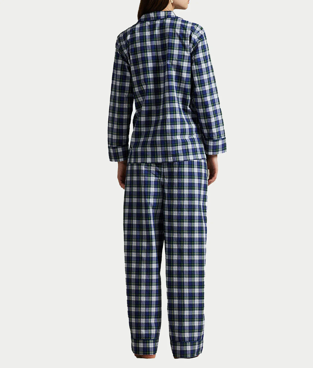 Madison Plaid Woven Twill Pajama Set - Image 10