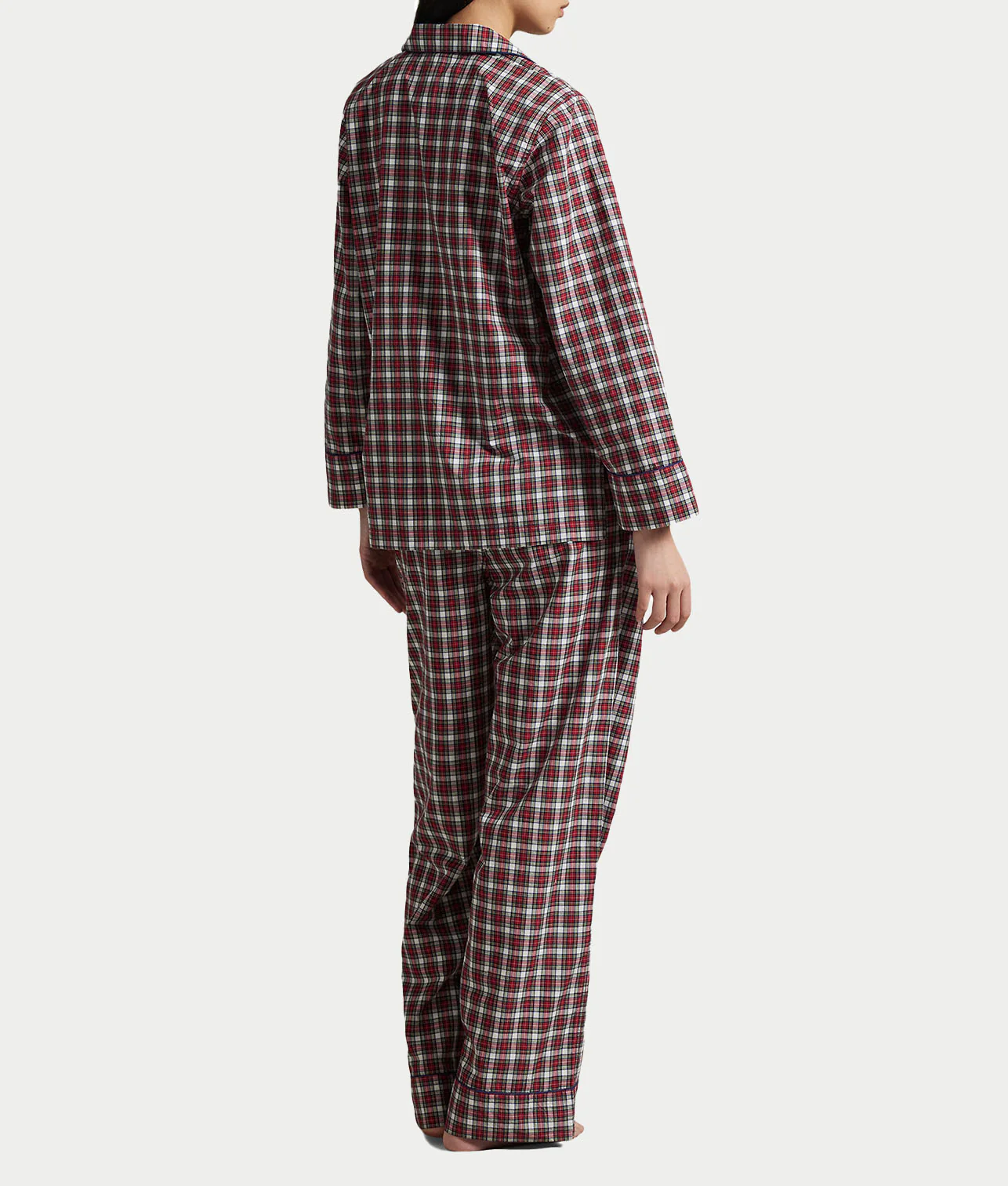 Madison Plaid Woven Twill Pajama Set - Image 3