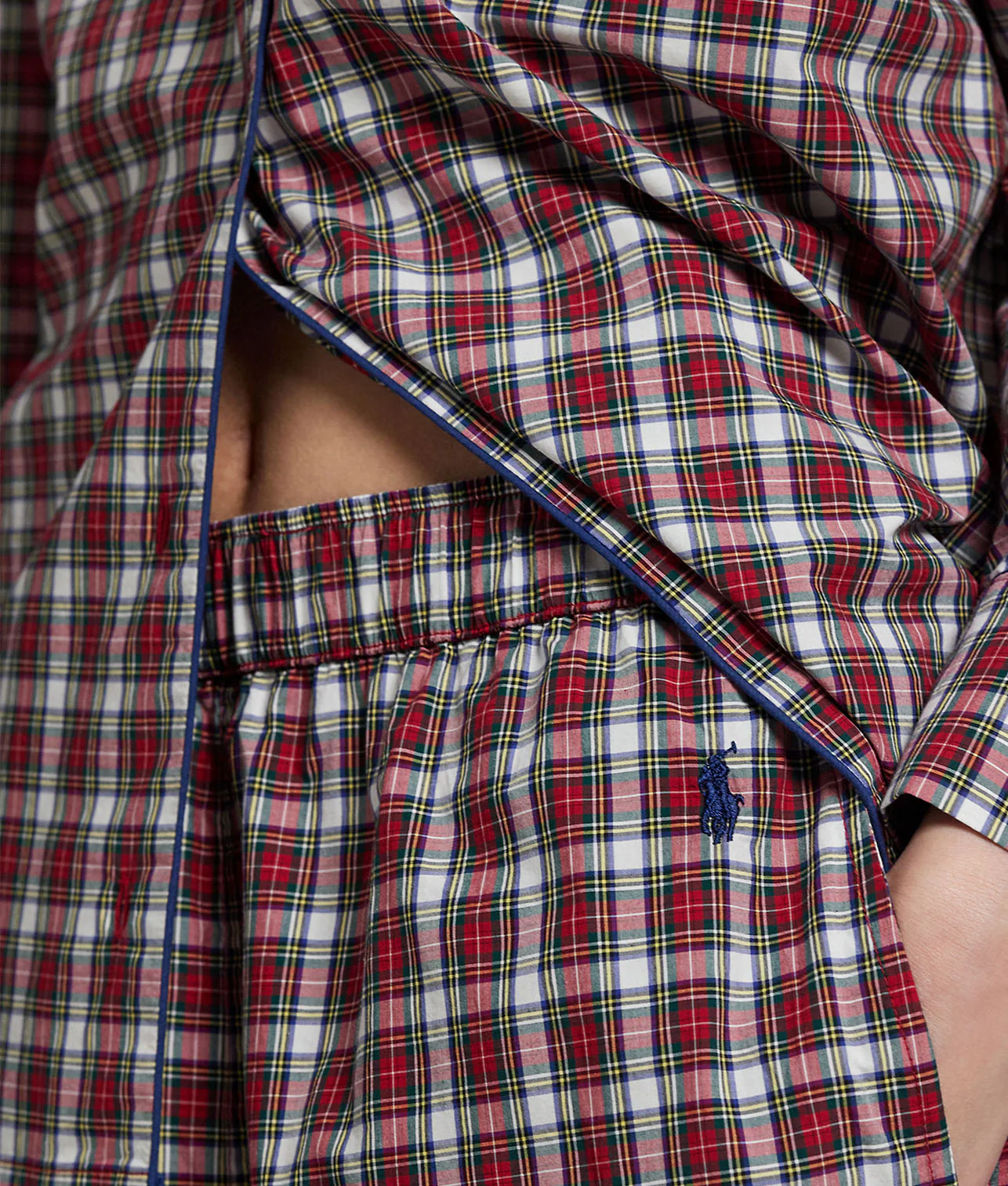 Madison Plaid Woven Twill Pajama Set - Image 6