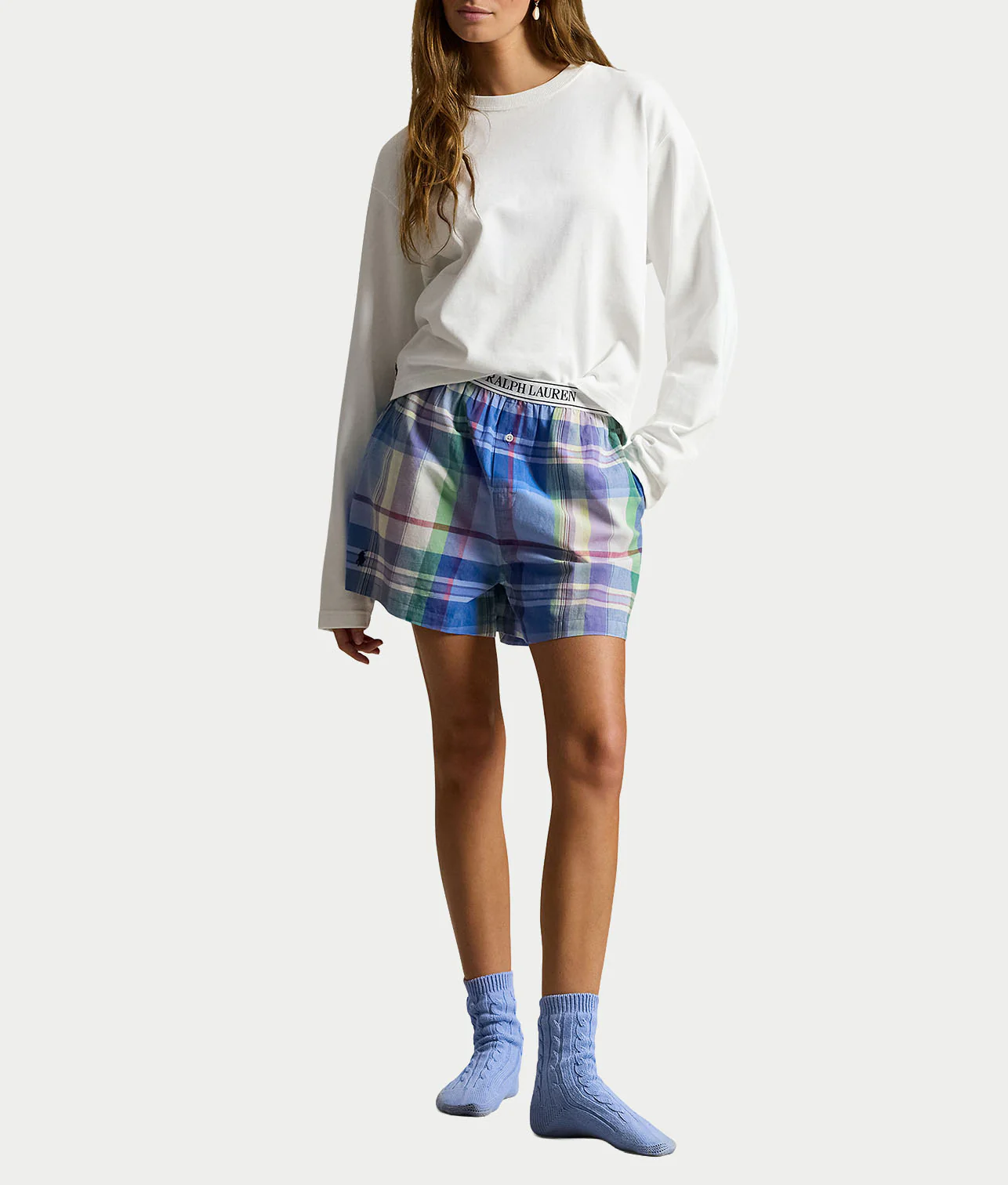 Madras Plaid Woven Boxer - Image 4