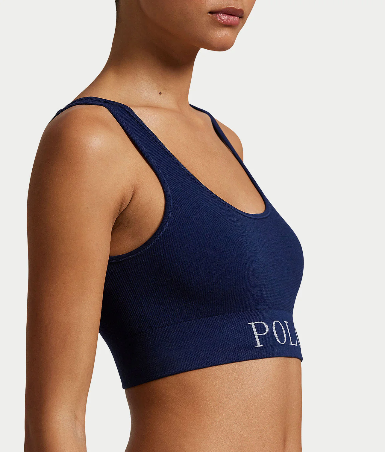 Ribbed Seamless Scoop Cropped Tank - Image 3