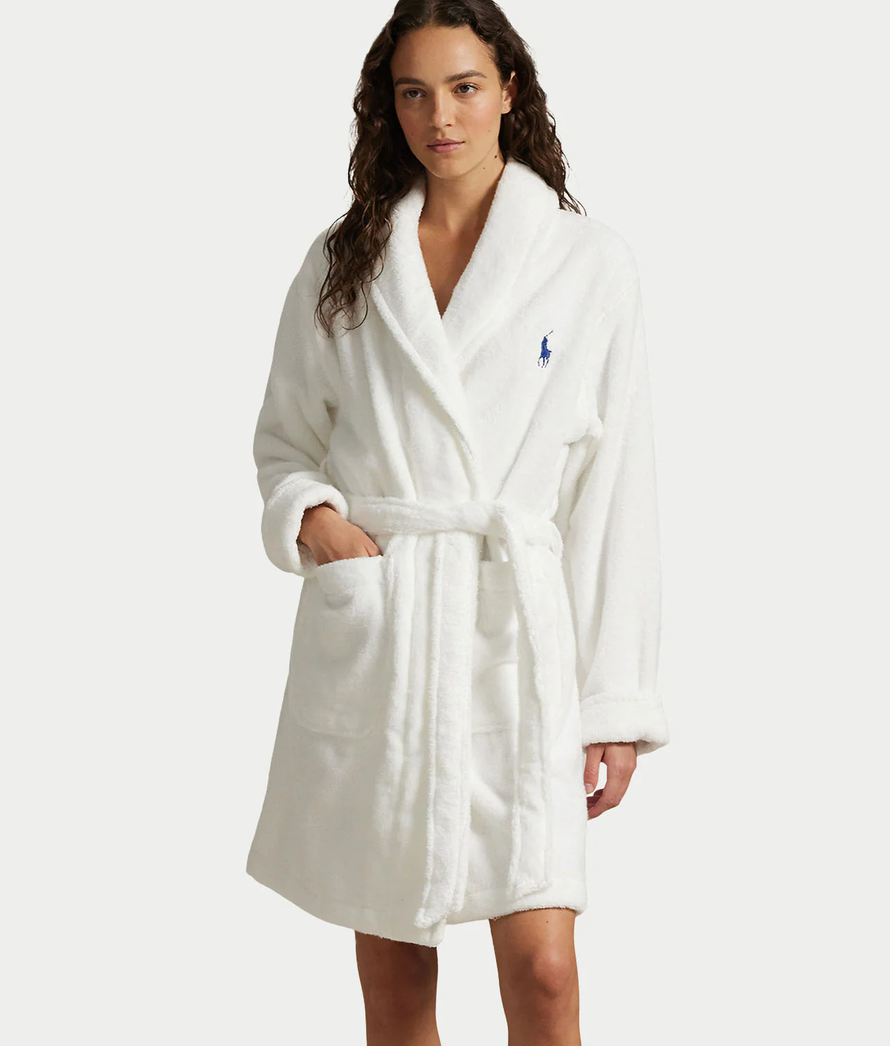 Cotton Woven Shawl Short Robe - Image 6