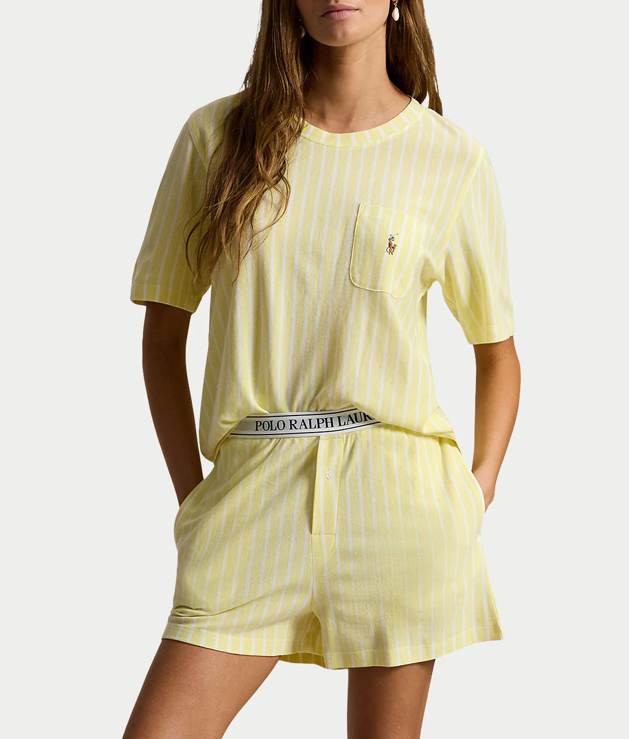 Short Sleeve Knit Short Set - Image 4