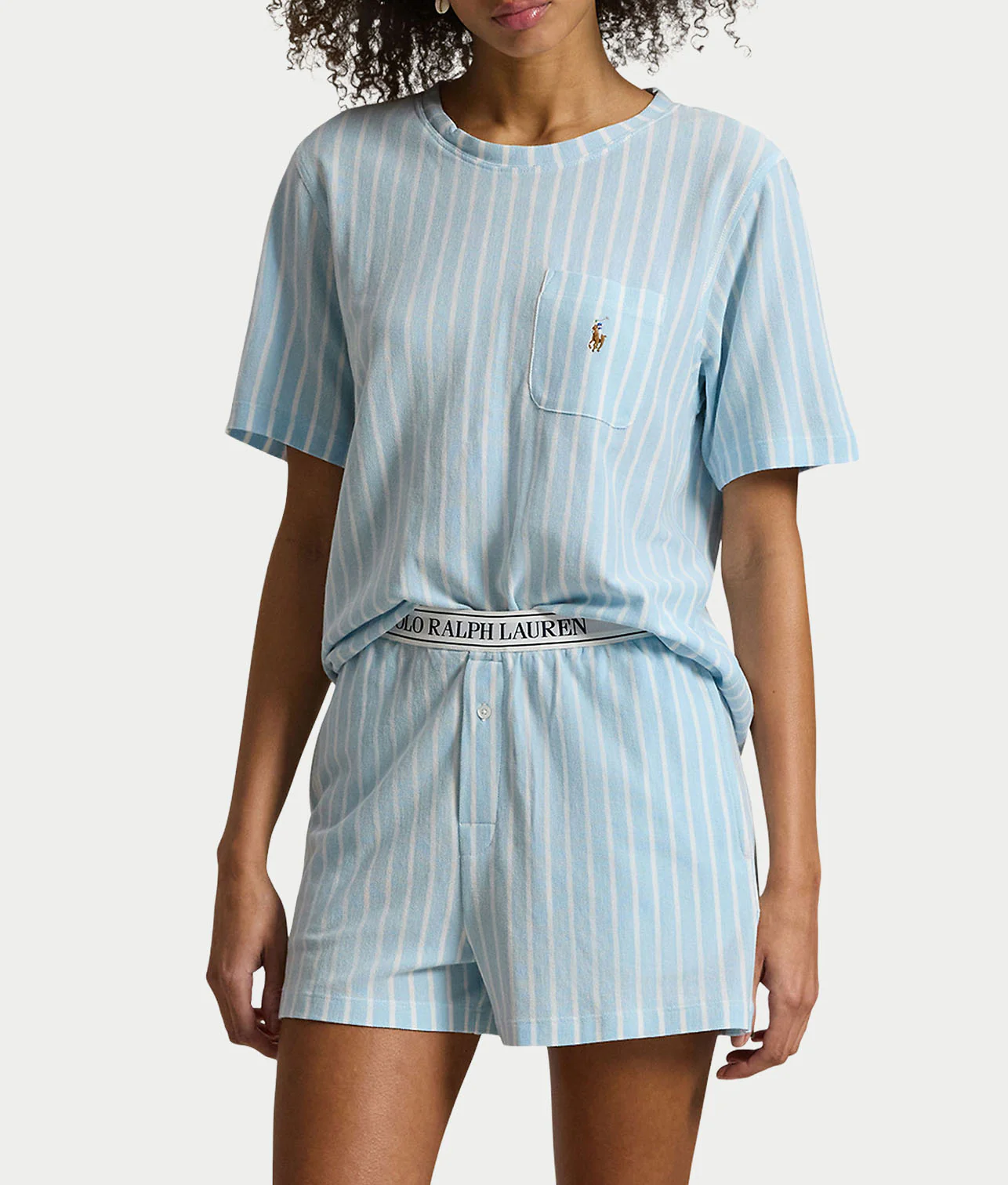 Short Sleeve Knit Short Set - Image 5